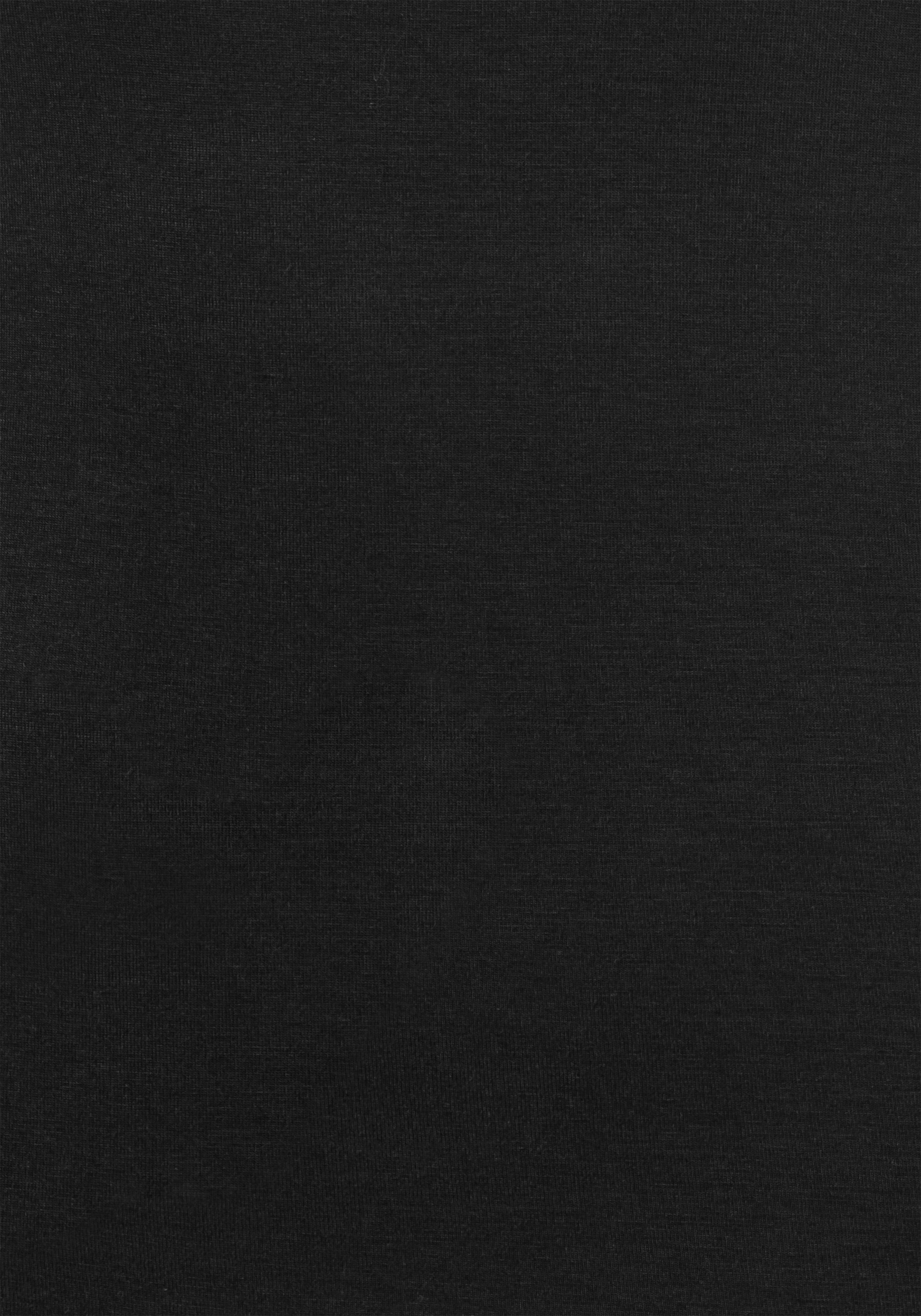 Vivance Longtop mit Unterziehshirt Spitze, Tanktop, schwarz weicher Unterhemd
