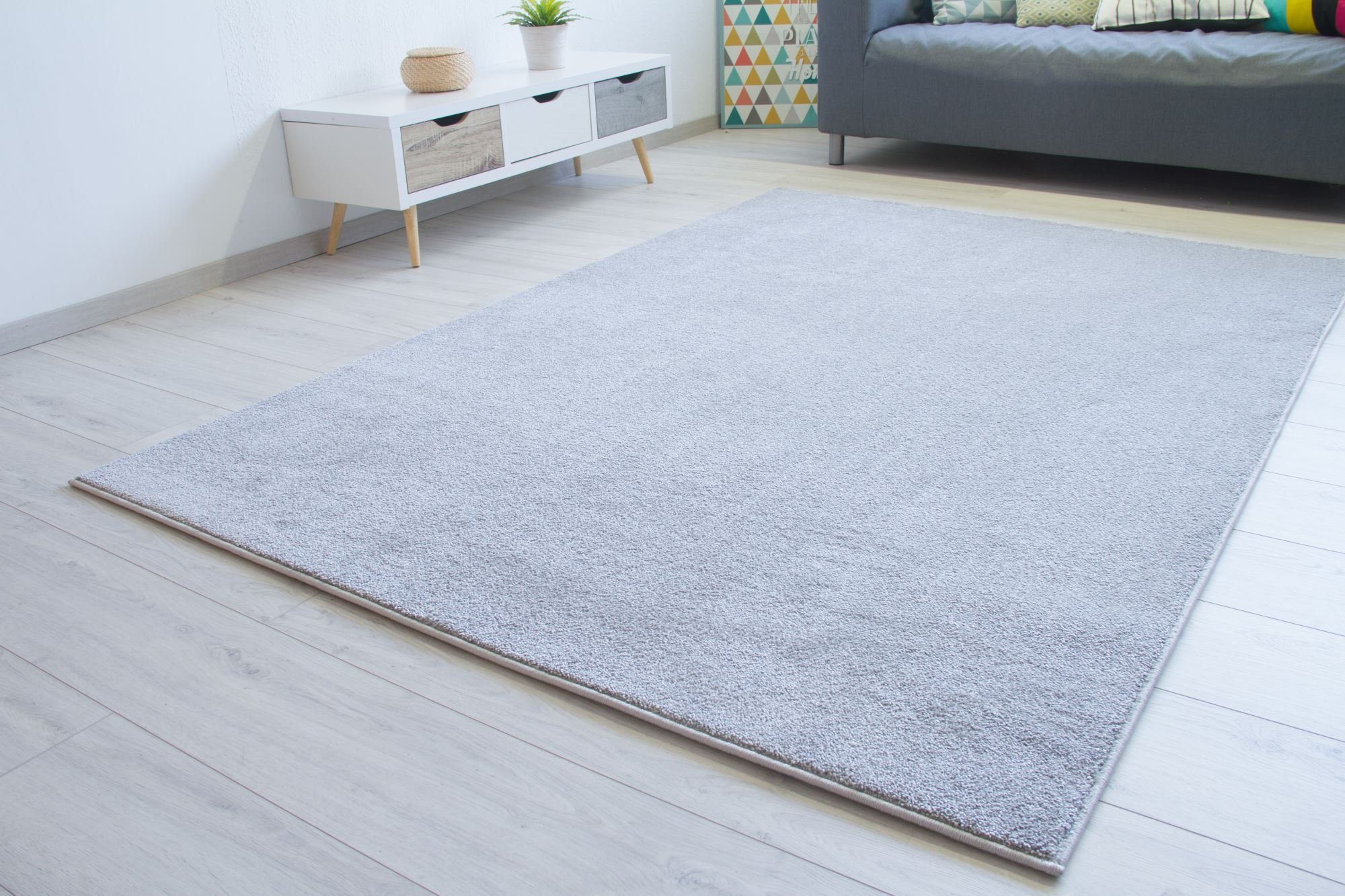 Steffensmeier Teppich Bovino, Rechteckig, Kurzflor Teppich, Wohnzimmer