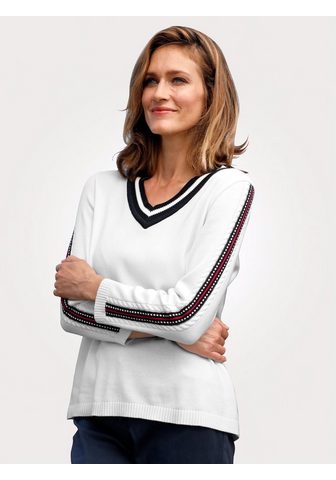 MONA Пуловер с стежка на рукав