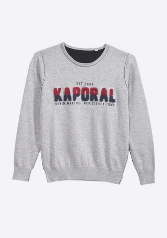 KAPORAL Пуловер с модный Marken-Schriftzug
