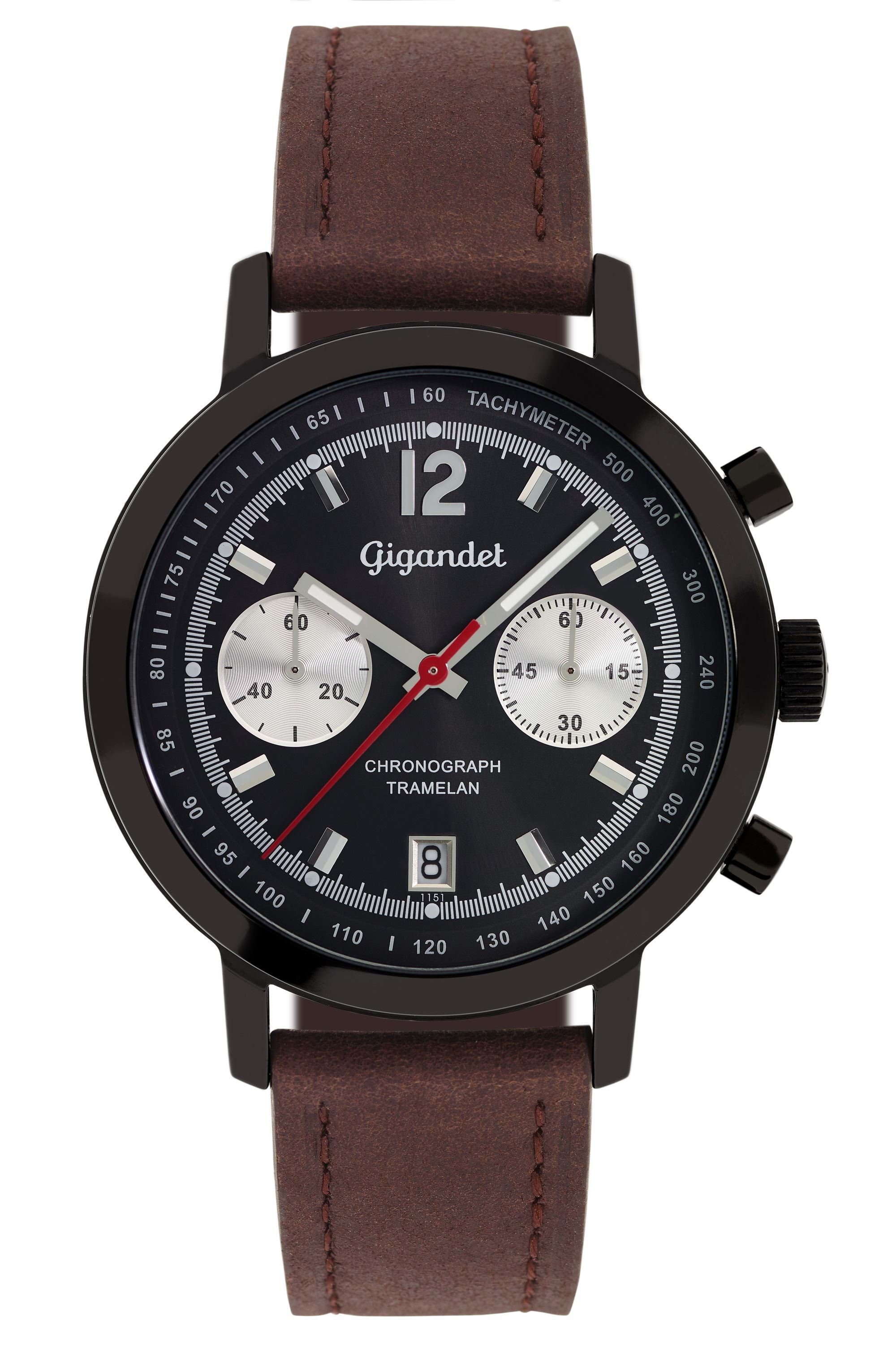 Chronograph Armbanduhr, Herrenuhr, Sportuhr, 43mm, TRAMELAN G10-003