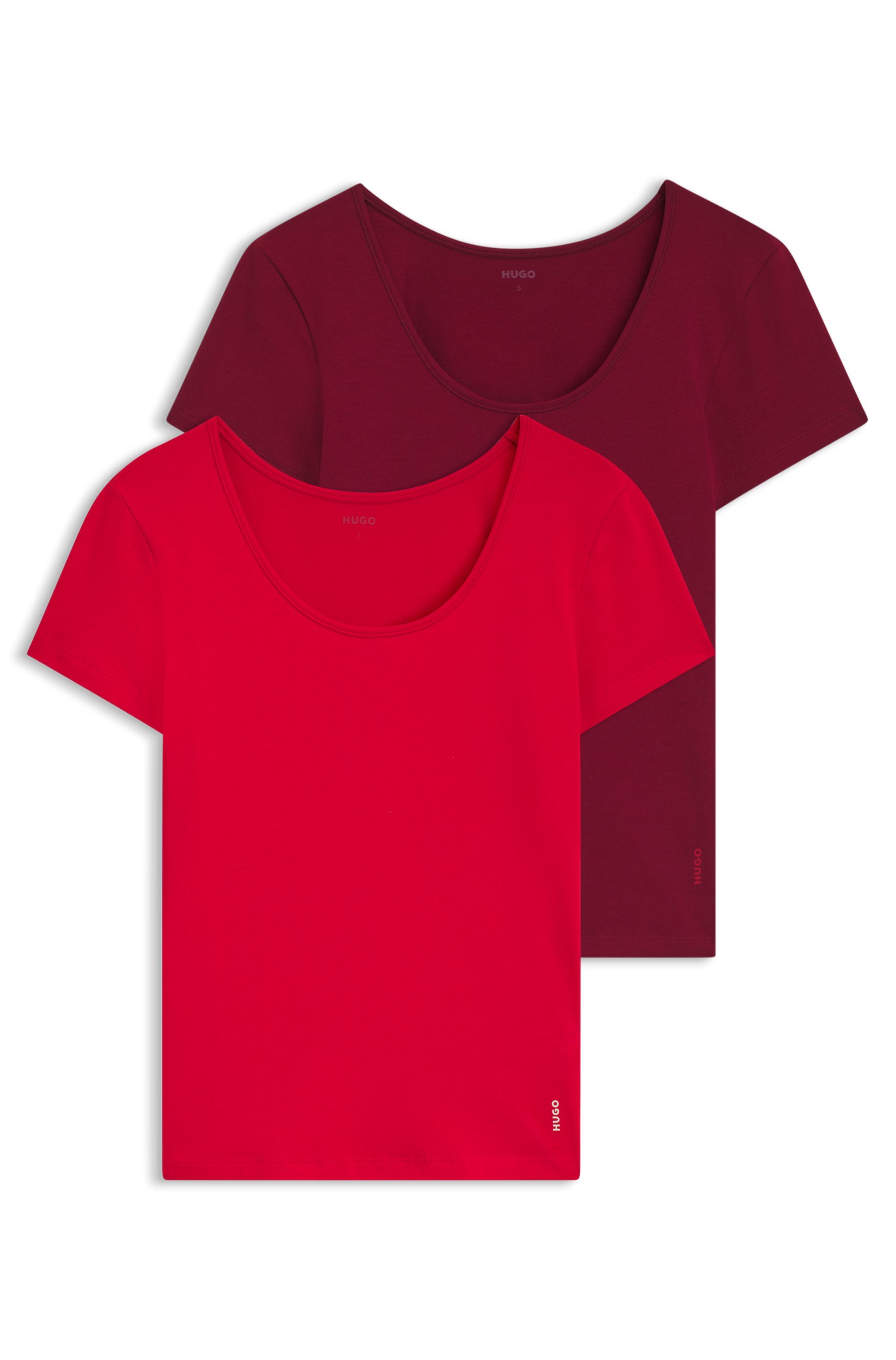 HUGO T-Shirt (2-tlg) regular fit, Rundhals