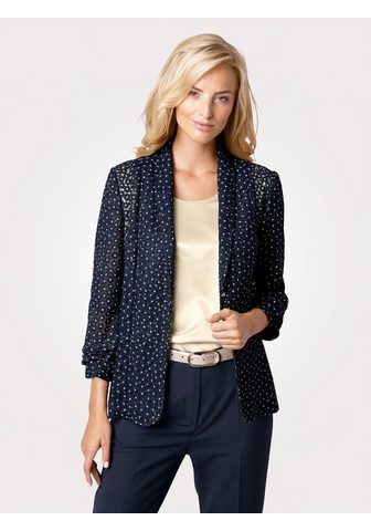 MONA Рубашка-куртка с цветочный окантовка