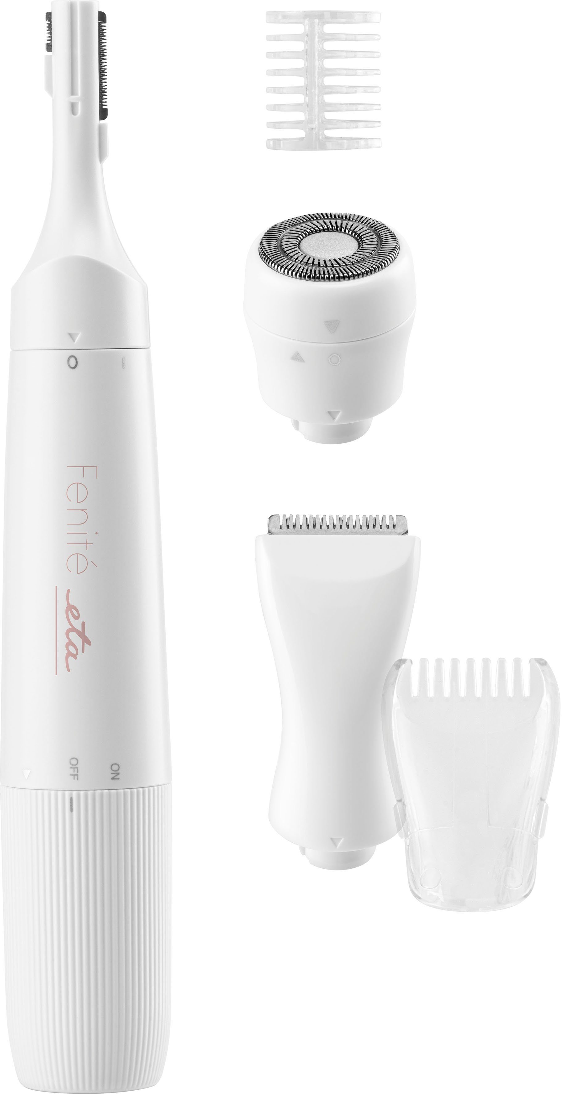eta Haarentferner-Set Haartrimmer Fenité für Frauen ETA234690000, Aufsätze: 5, Schmerzfreie Haarentfernung