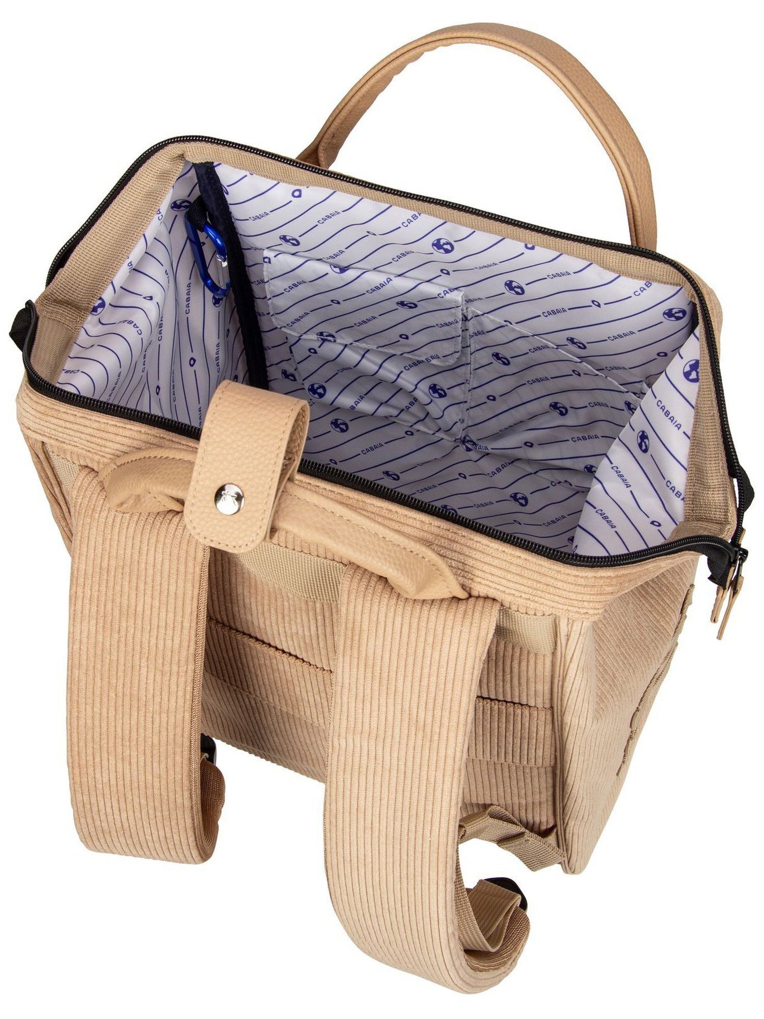 CABAIA Rucksack Adventurer Recycled Velvet Medium – Bild 4 von 5