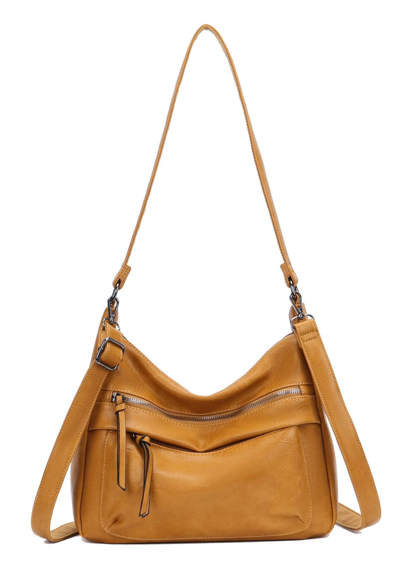 Schultertasche Damen Tasche Crossbody Handtasche Shopper CrossOver Umhängetasche