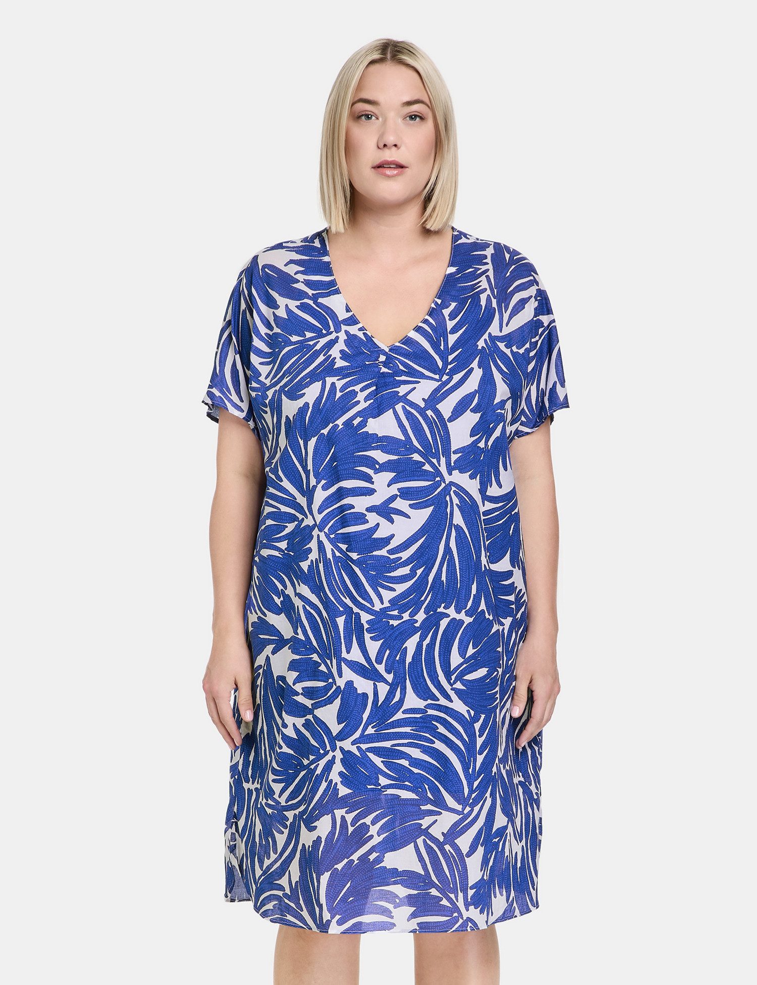 Samoon Minikleid Luftiges Kleid aus zartem Baumwoll-Voile ...
