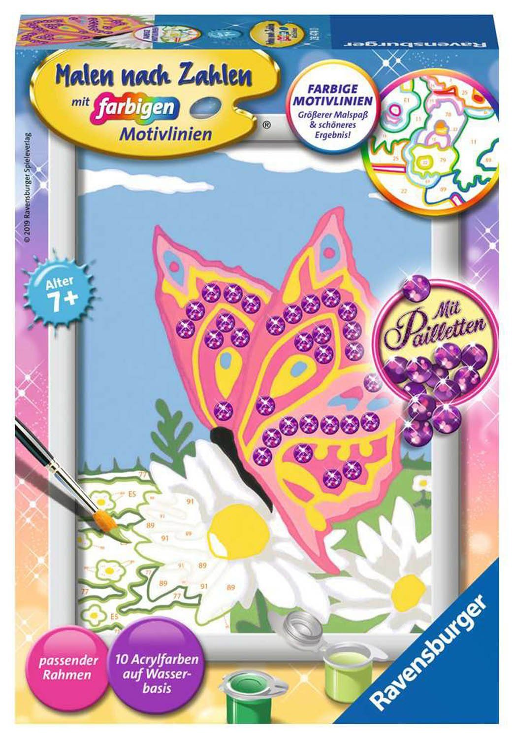 Ravensburger Malen nach Zahlen Ravensburger 28474 - Schmetterling - MNZ