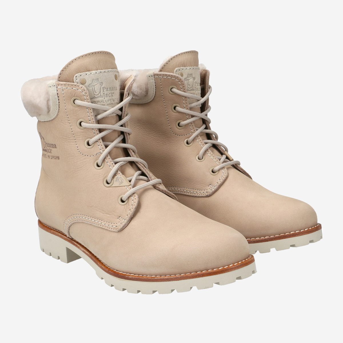 Panama Jack Panama Jack Panama 03 Igloo Trav B32, Boots, Warmfutter, Beige, Damen Stiefel
