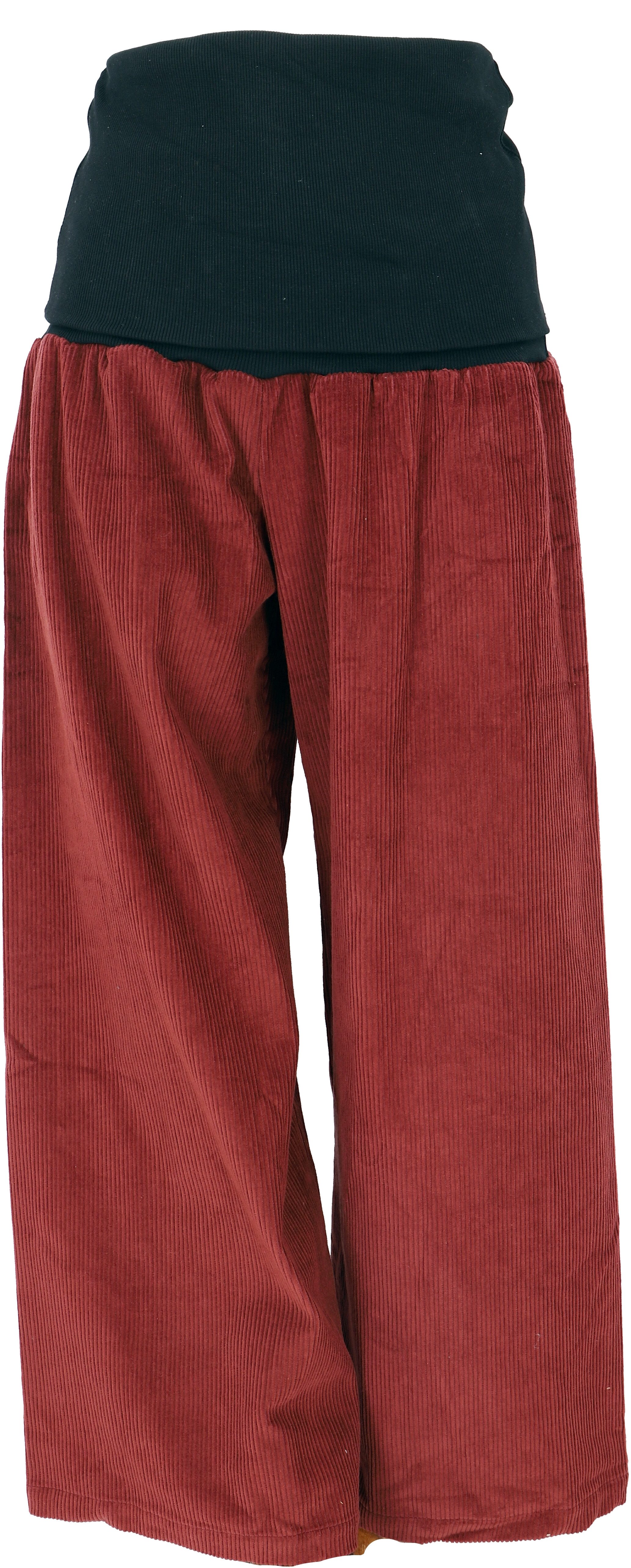 Guru-Shop Relaxhose Weite Cord Marlenehose, Wellnesshose, günstig online kaufen