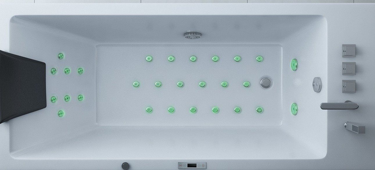 Jet-Line Whirlpool-Badewanne Whirlpool Indoor Spa Badewanne Whirlwanne VILLA AN
