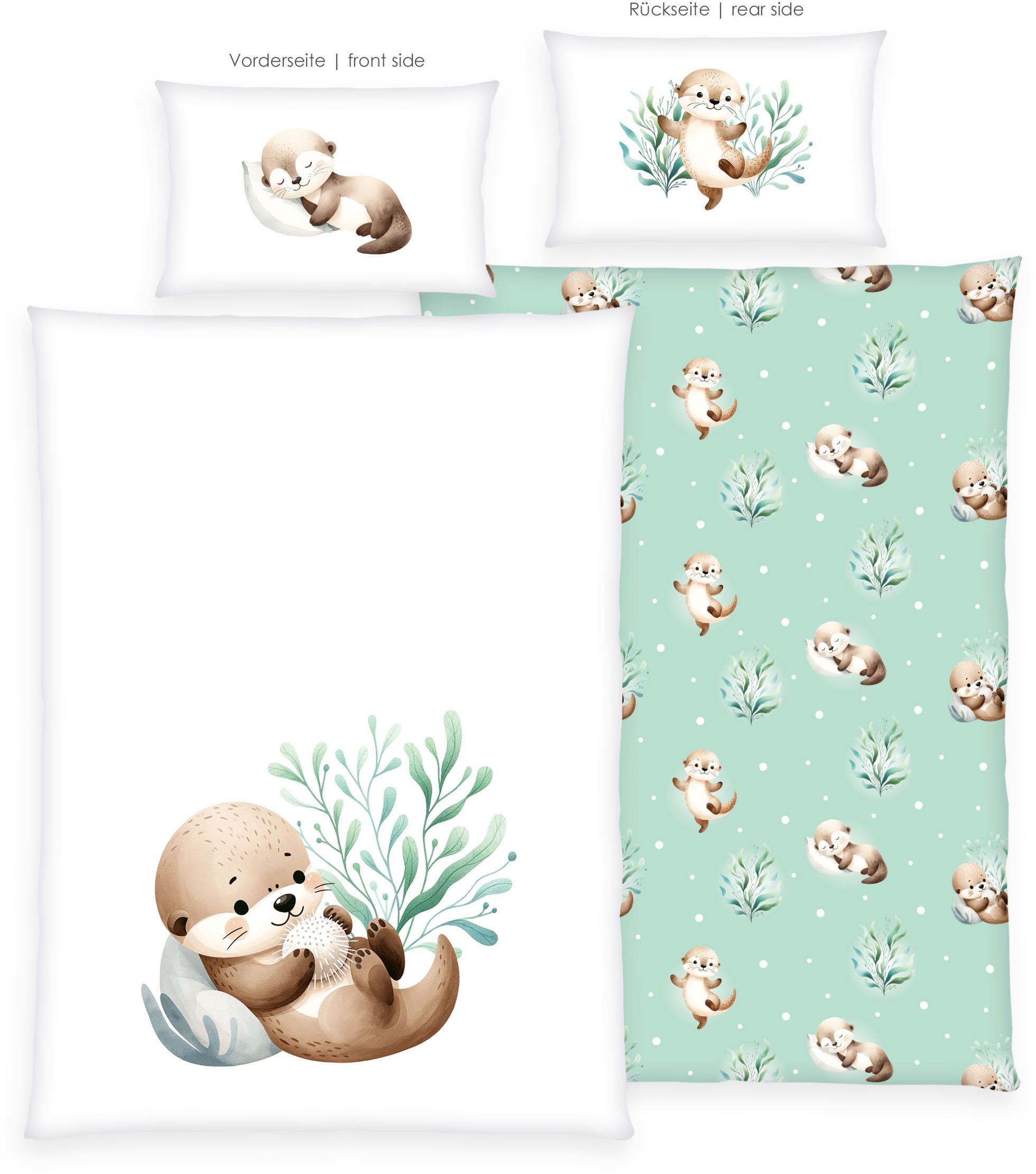 Baby Best Renforcé Wende-Bettwäsche 40x60 / 100x135 cm