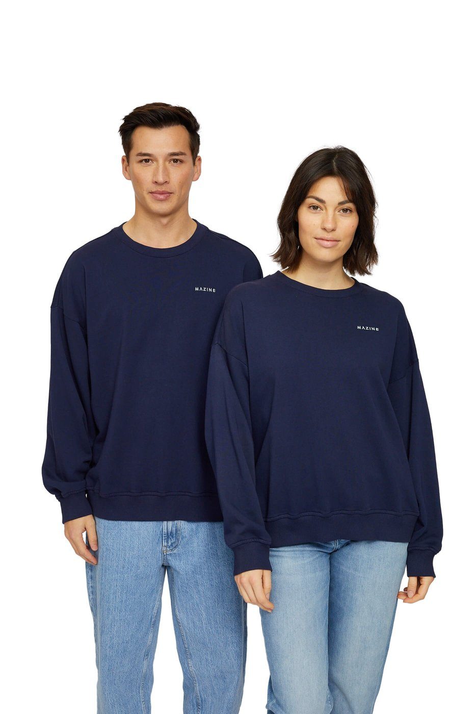 MAZINE Sweatshirt ROCKLAND SWEATER Blau Unisex Sweatshirt