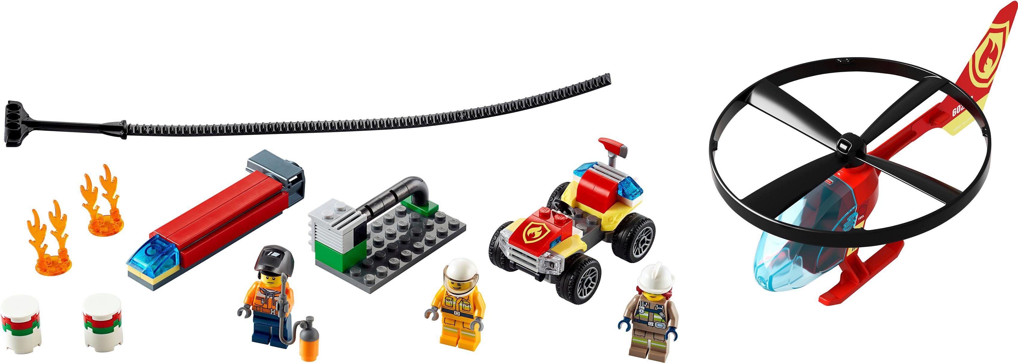 Image of LEGO 60248 Einsatz mit dem Feuerwehrhubschrauber Bausatz, Mehrfarbig