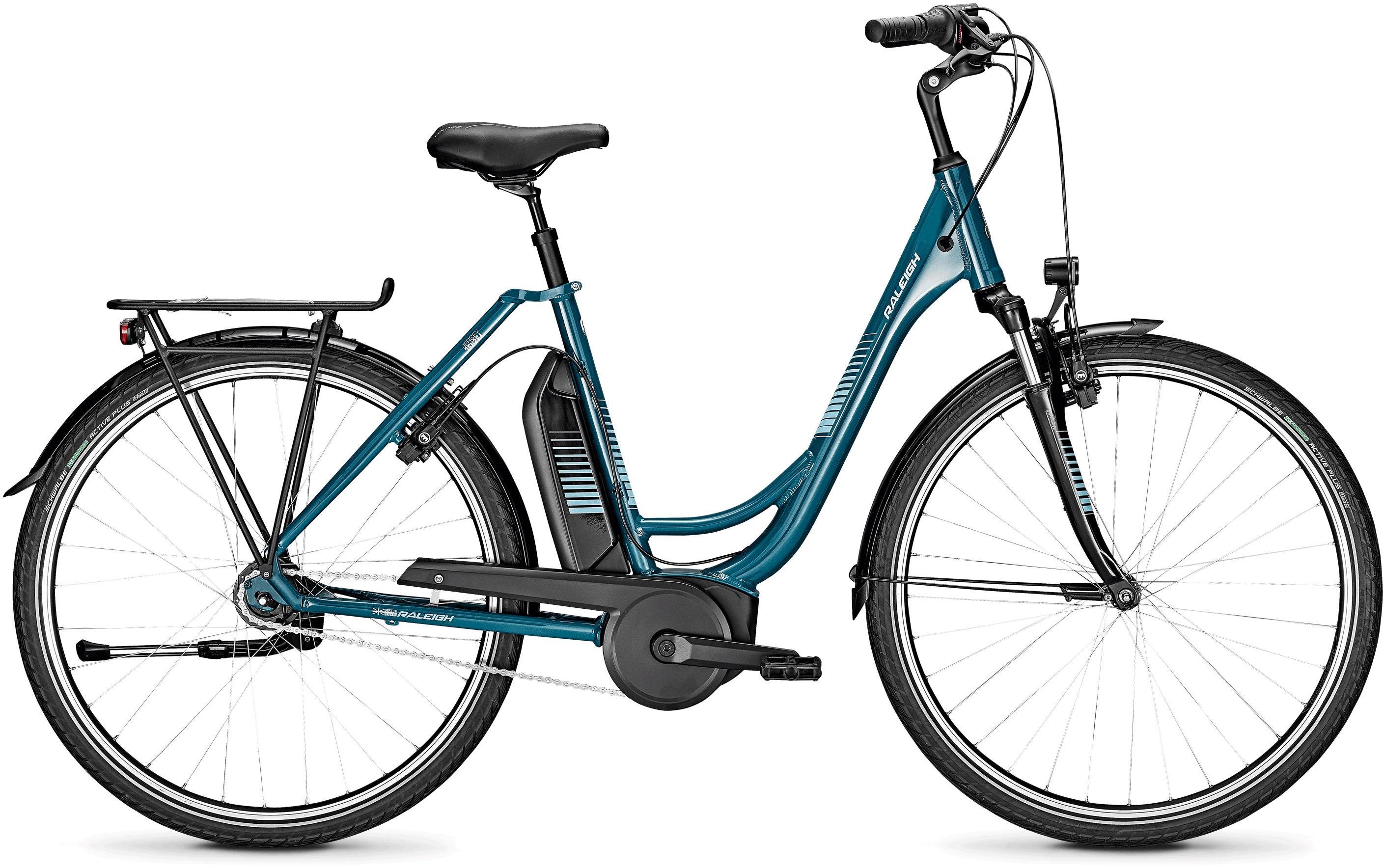 Raleigh E-Bike »JERSEY PLUS«, 7 Gang Shimano Nexus Schaltwerk