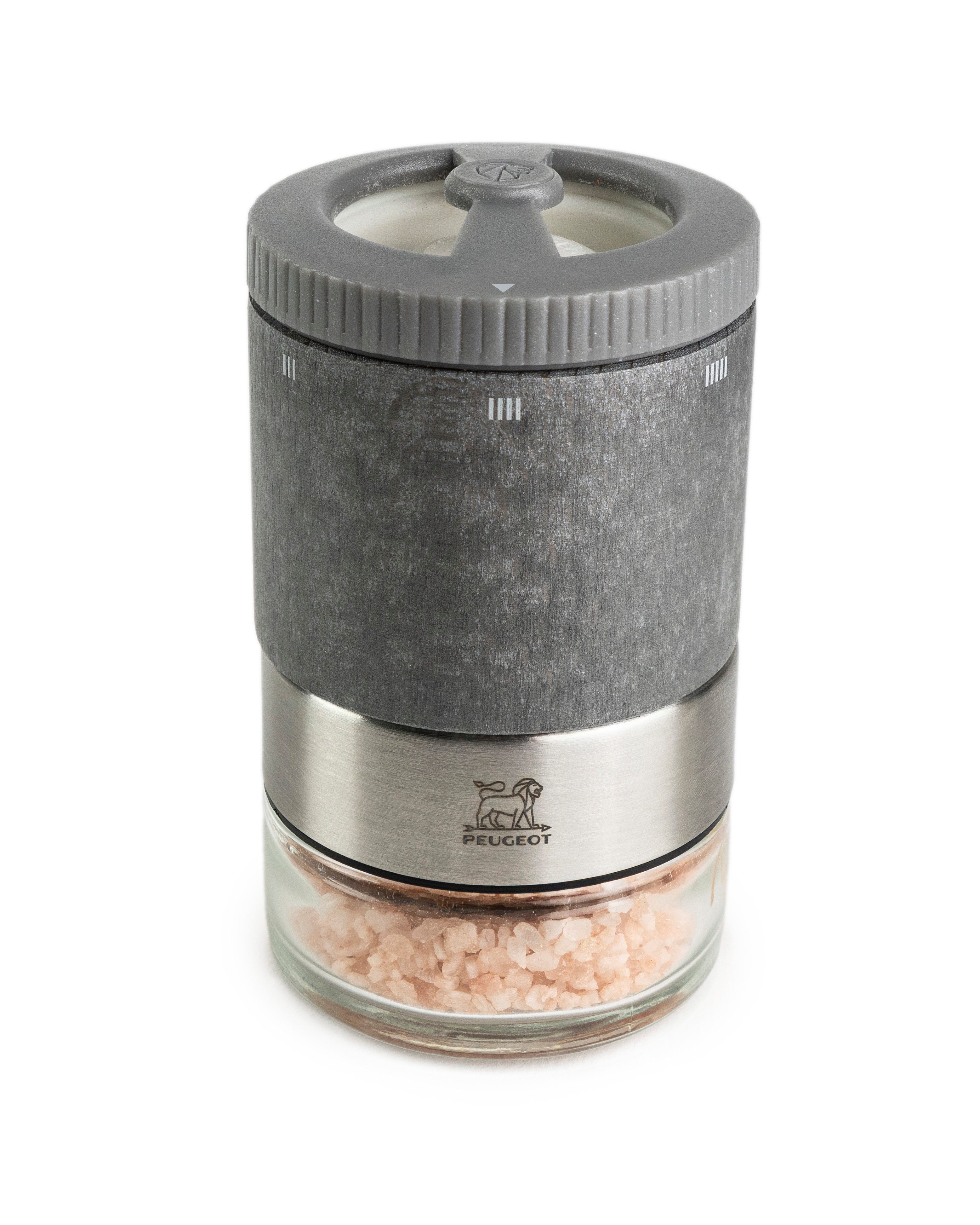PEUGEOT Salzmühle MAESTRO 11cm Salzbar Zirkonia-Mahlwerk Buchenholz Glas Manuell