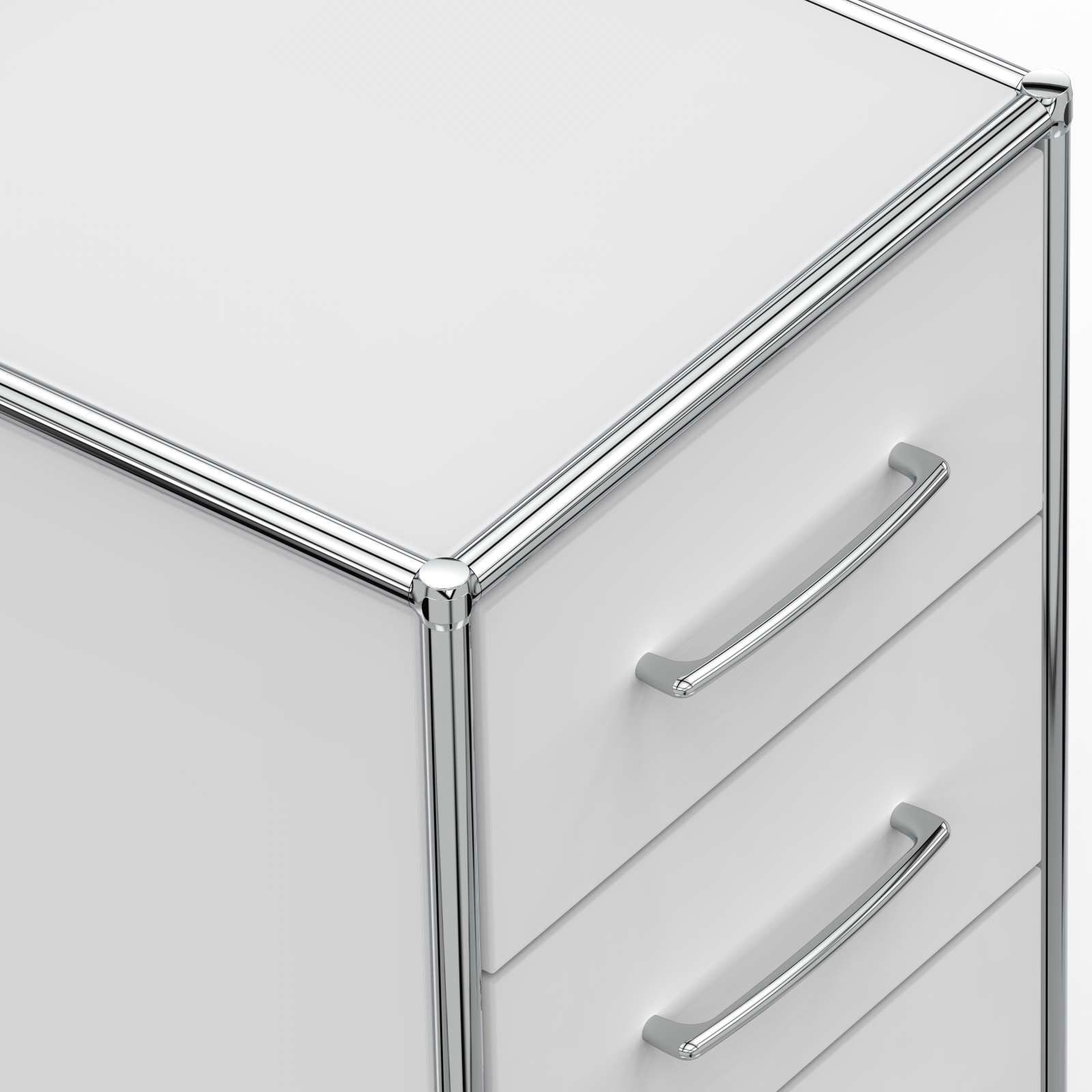 Versee Rollcontainer Büro Rollcontainer – 40 cm, 3 Schubladen, Farbauswahl, (Schubladencontainer für Büro und Home-Office, 1 Rollcontainer), robust & kratzfest, 50kg belastbar