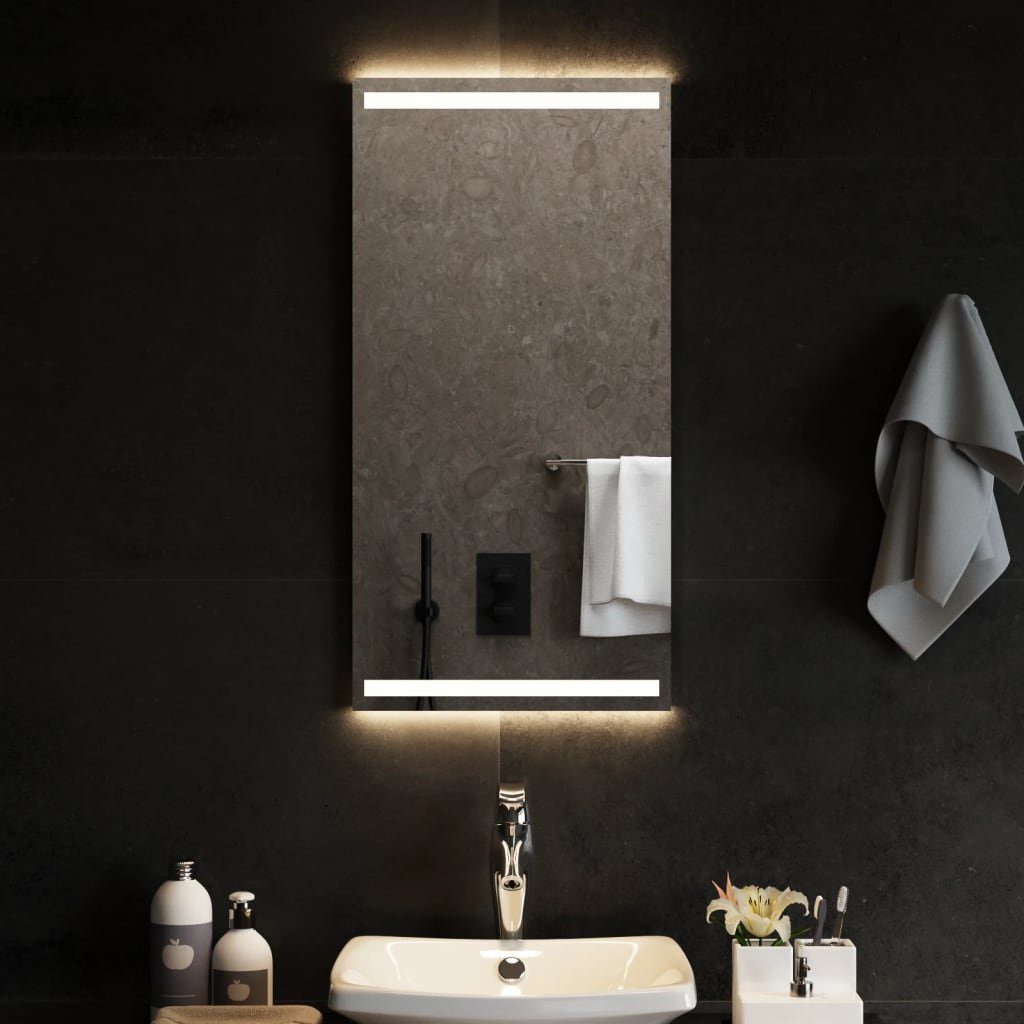 furnicato Wandspiegel LED-Badspiegel 40x80 cm