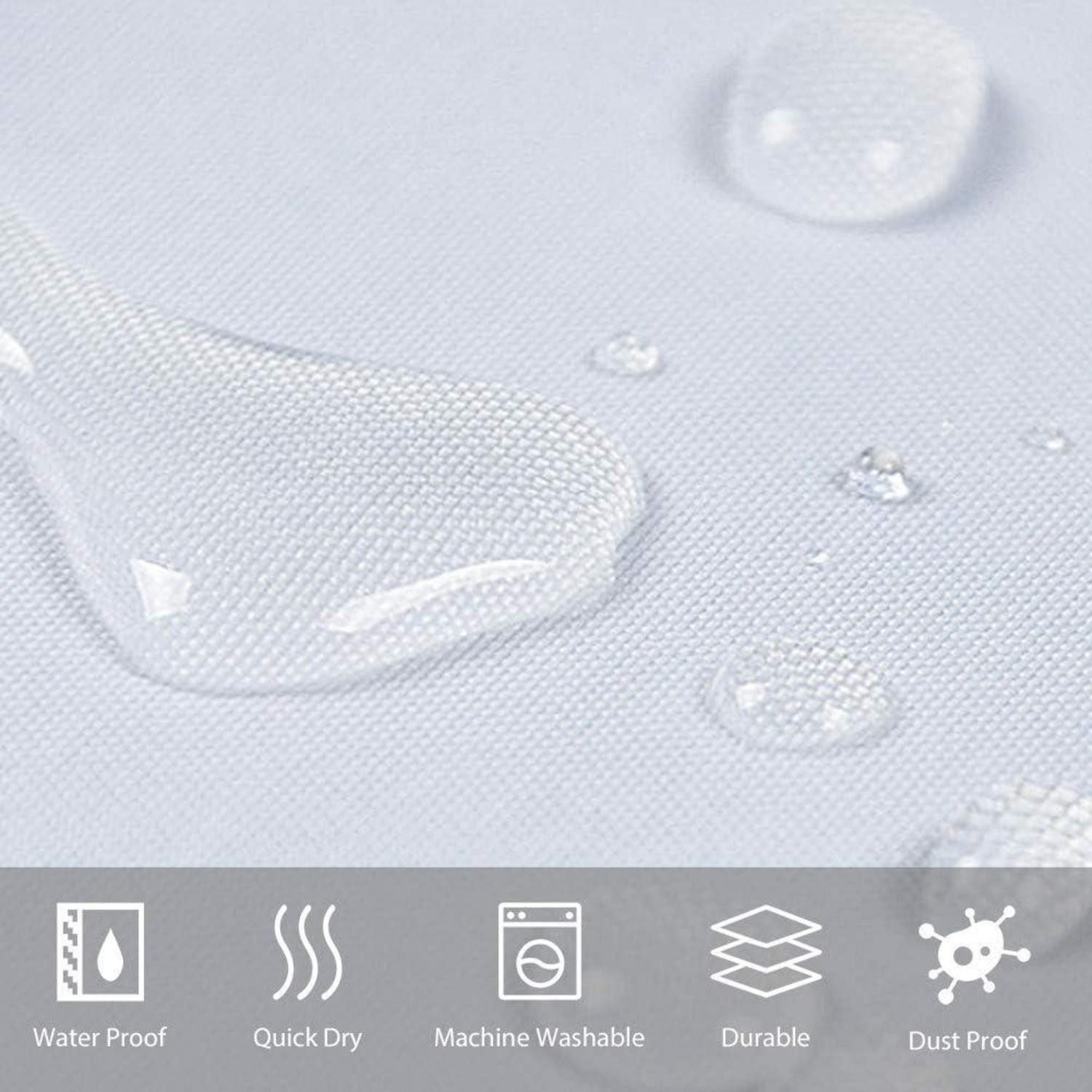 Furlinic Duschvorhang Schmaler Duschvorhang Polyester Stoff günstig online kaufen