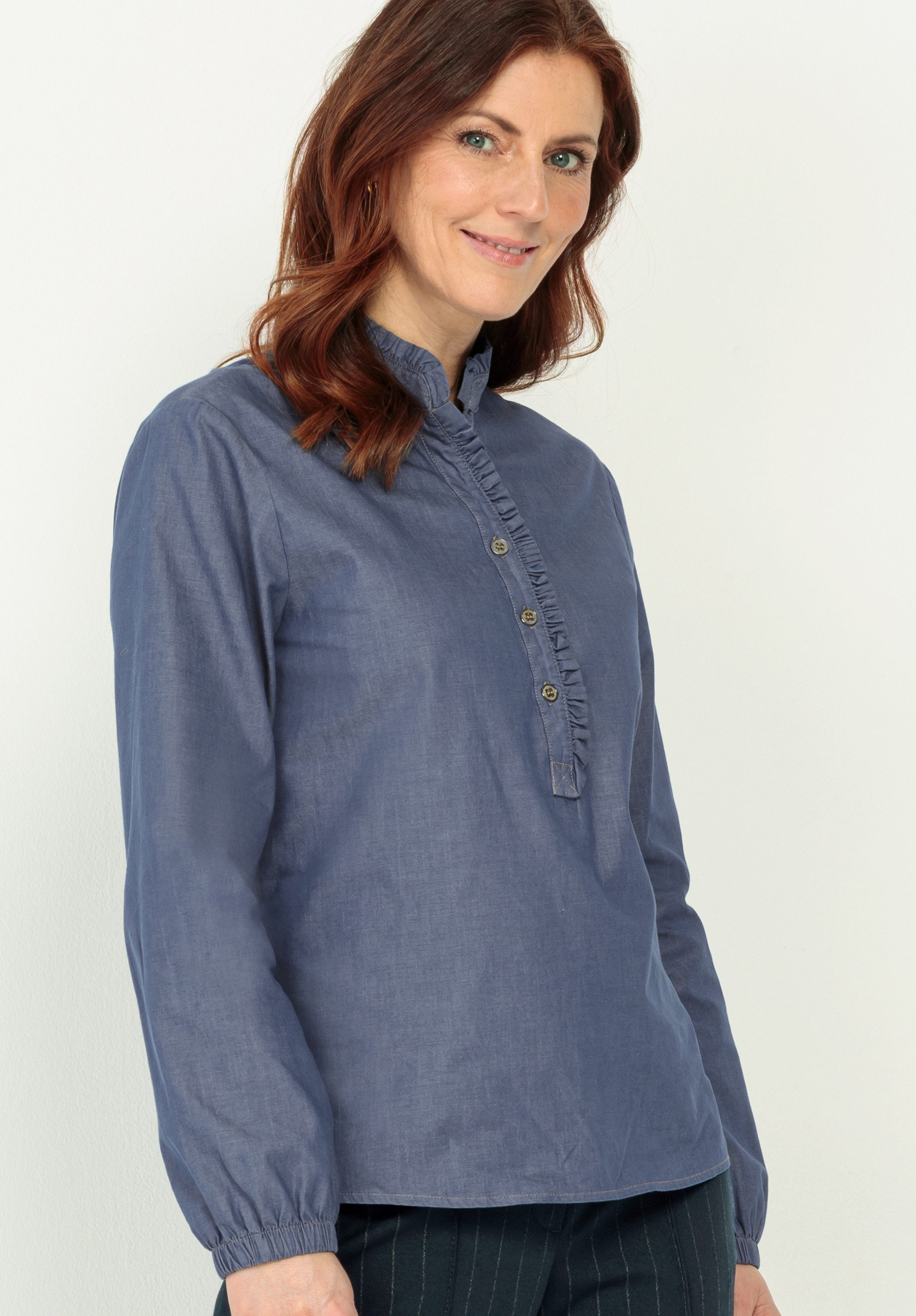 bianca Jeansbluse ALIN