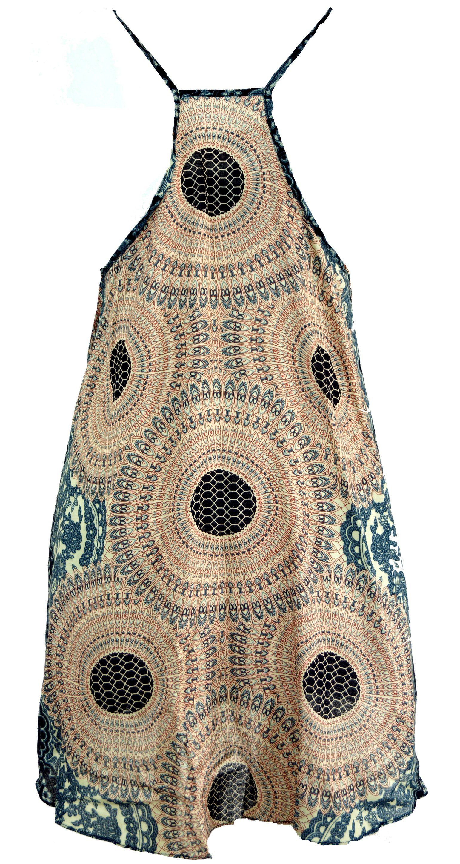 Guru-Shop Midikleid Boho Mandala Minikleid, Trägerkleid,.. günstig online kaufen