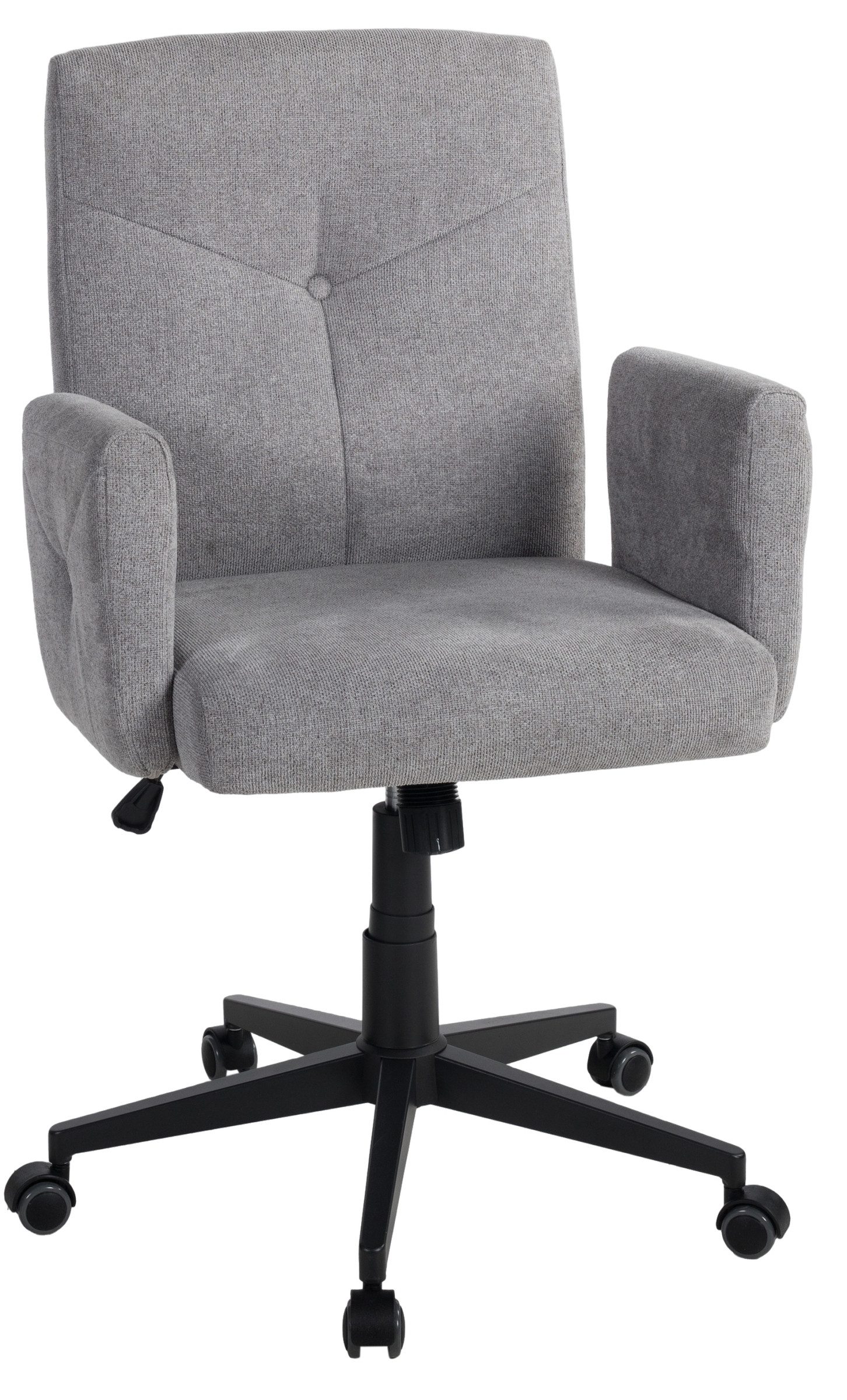 Duo Collection Bürostuhl Bo, Taschenfederkern, ergonomisch, grau, Webstoff - 64x96x64cm (BxHxT)