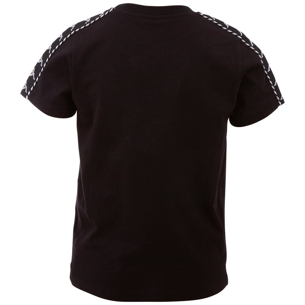 Kappa hochwertigem Jacquard Logoband den caviar an T-Shirt Ärmeln mit