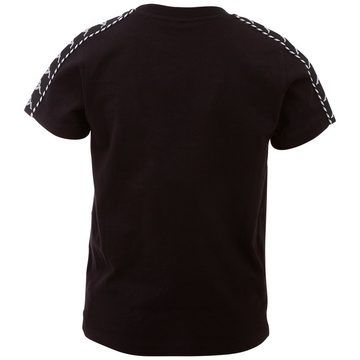 Kappa T-Shirt mit hochwertigem Jacquard Logoband an den Ärmeln