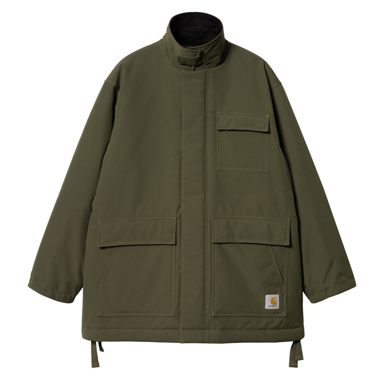 Carhartt WIP Allwetterjacke Carhartt WIP Clarton Coat Office Green Black günstig online kaufen
