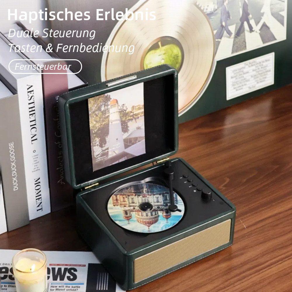 Tekoo Tragbarer CD-Player Bluetooth mit Akku, Sanyo Laser & USB CD-Player (Bluetooth, Bluetooth 5.0, Sanyo Laser-Einheit, AUX-Eingang/Ausgang)