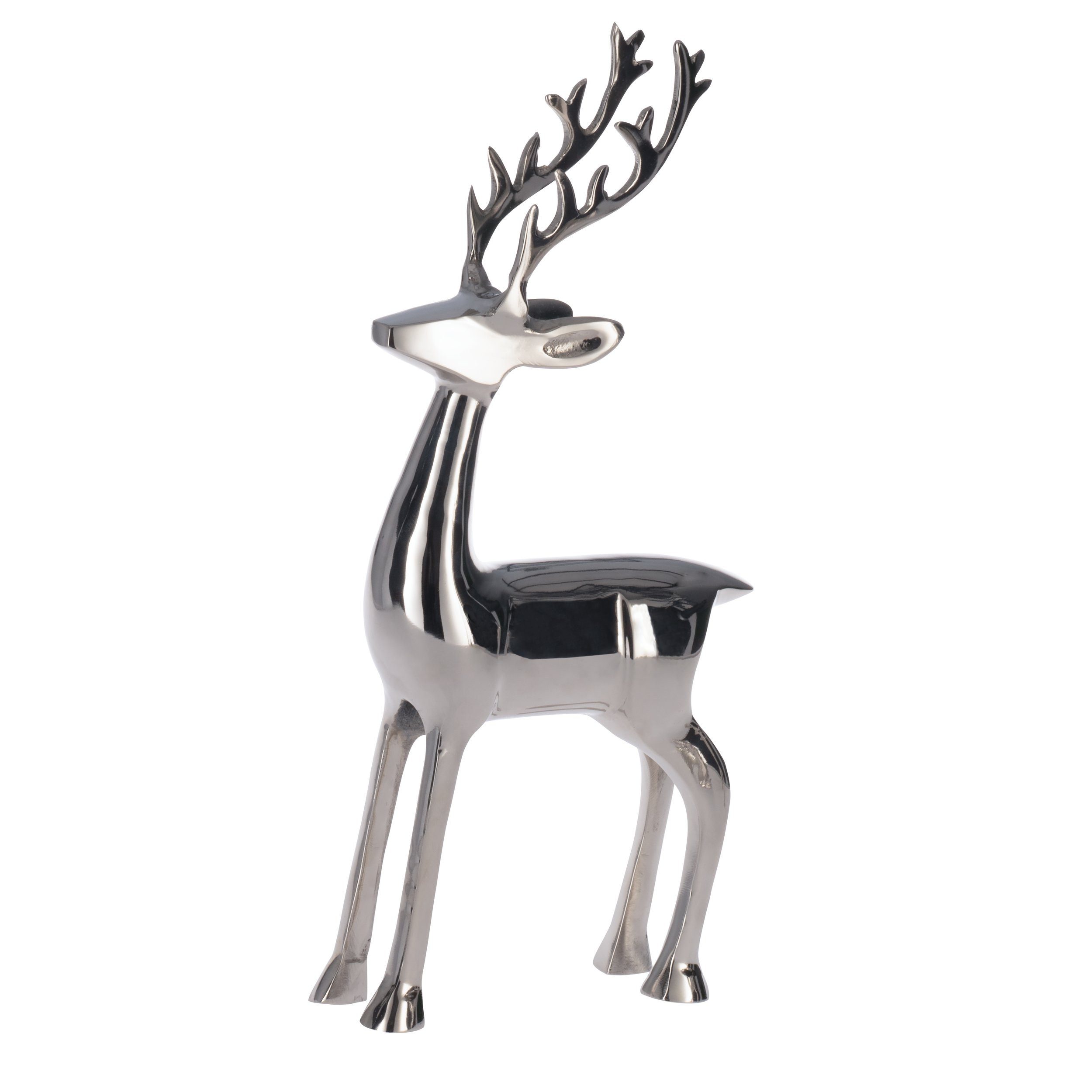 EGLO Living Dekoobjekt Baligian, Deko-Objekt - L17 x B5,5 x H36,7 cm - chrom - zeitlos und elegant