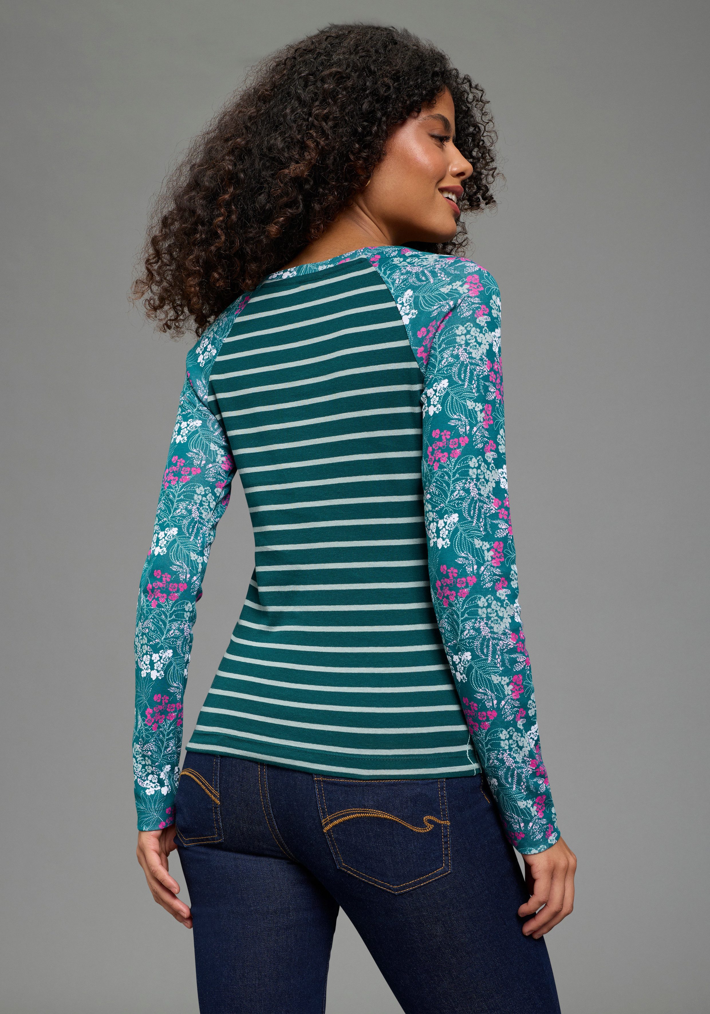 KangaROOS Langarmshirt Muster Mix