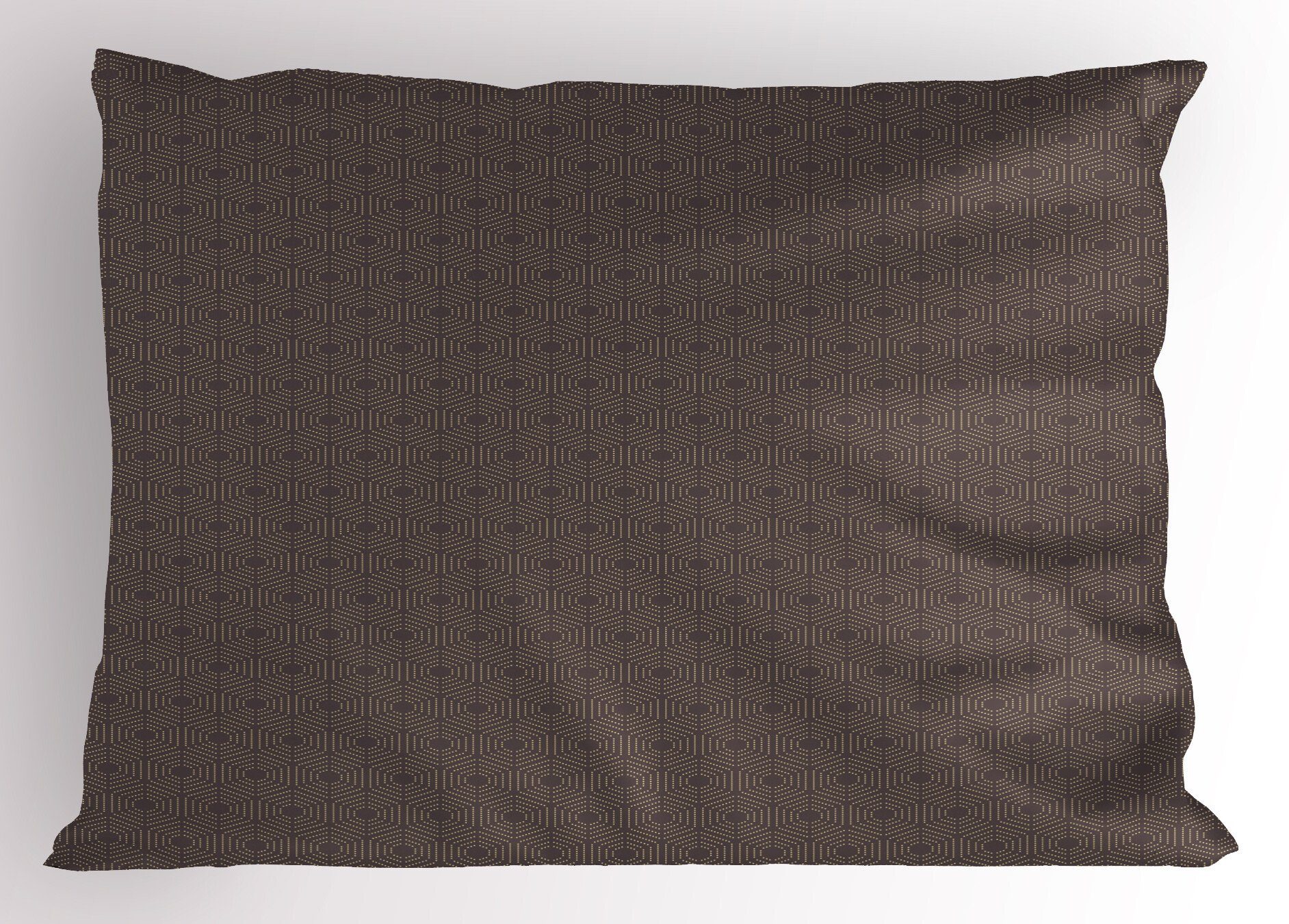 Kissenbezüge Dekorativer Standard King Size Gedruckter Kissenbezug, Abakuhaus (1 Stück), Abstrakt Hexagonal Gepunktete Shapes