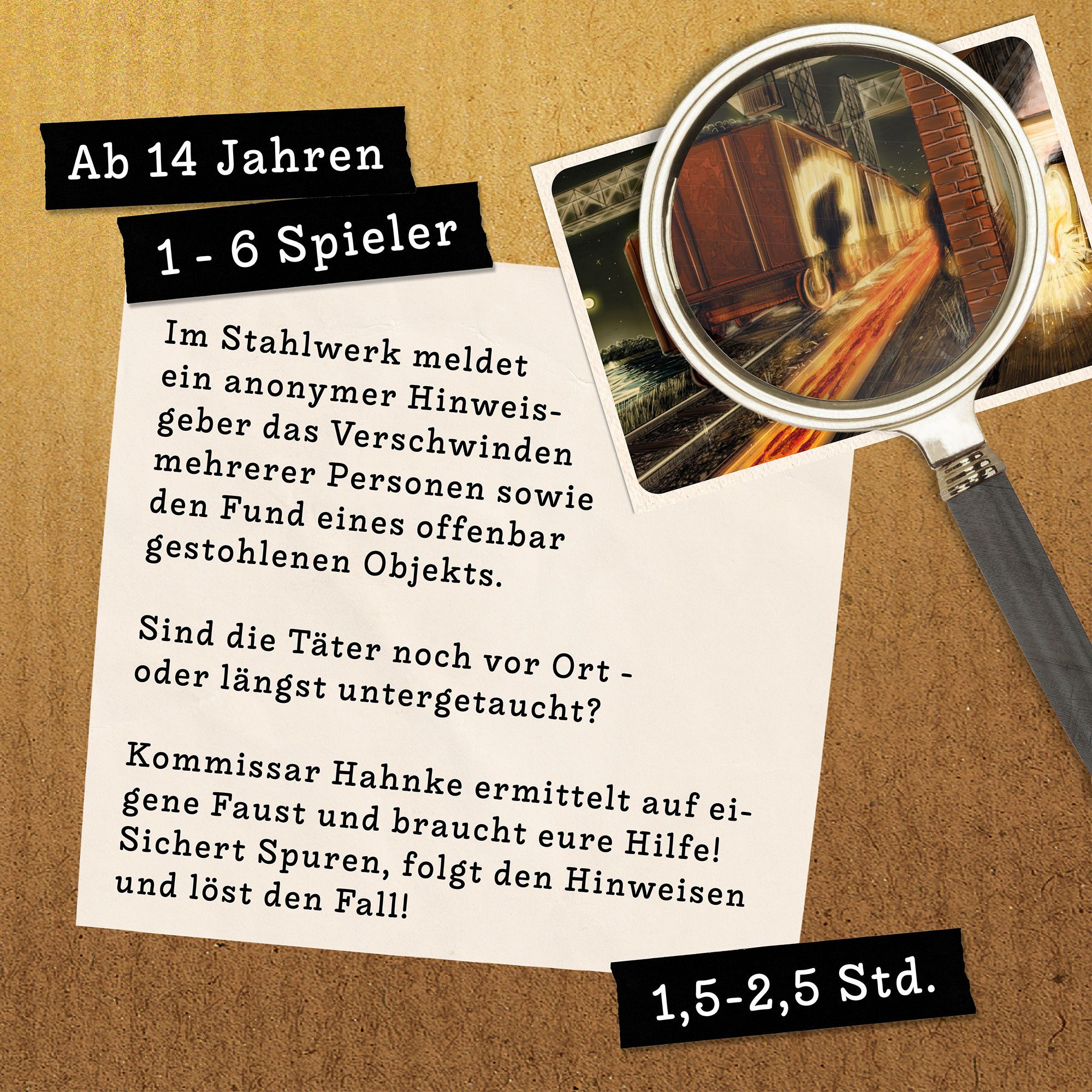 Hidden Games Tatort Spiel Glutspur