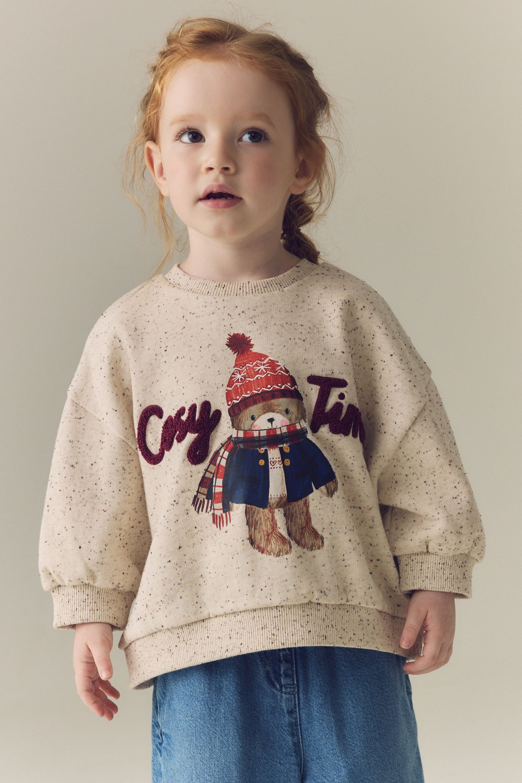 Next Sweater Sweatshirt mit Rundhalsausschnitt (1-tlg)