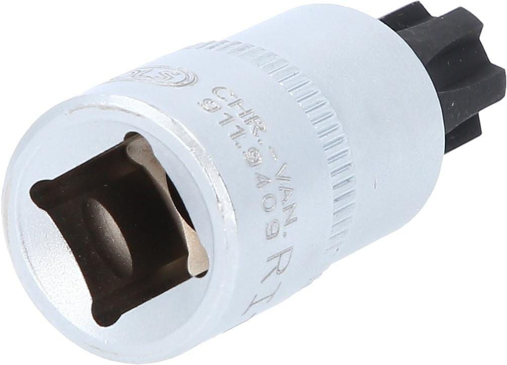Thumbnail - KS Tools Bohrer- und Bitset 1/2" Bit-Stecknuss für RIBE®-Schrauben, kurz, M14