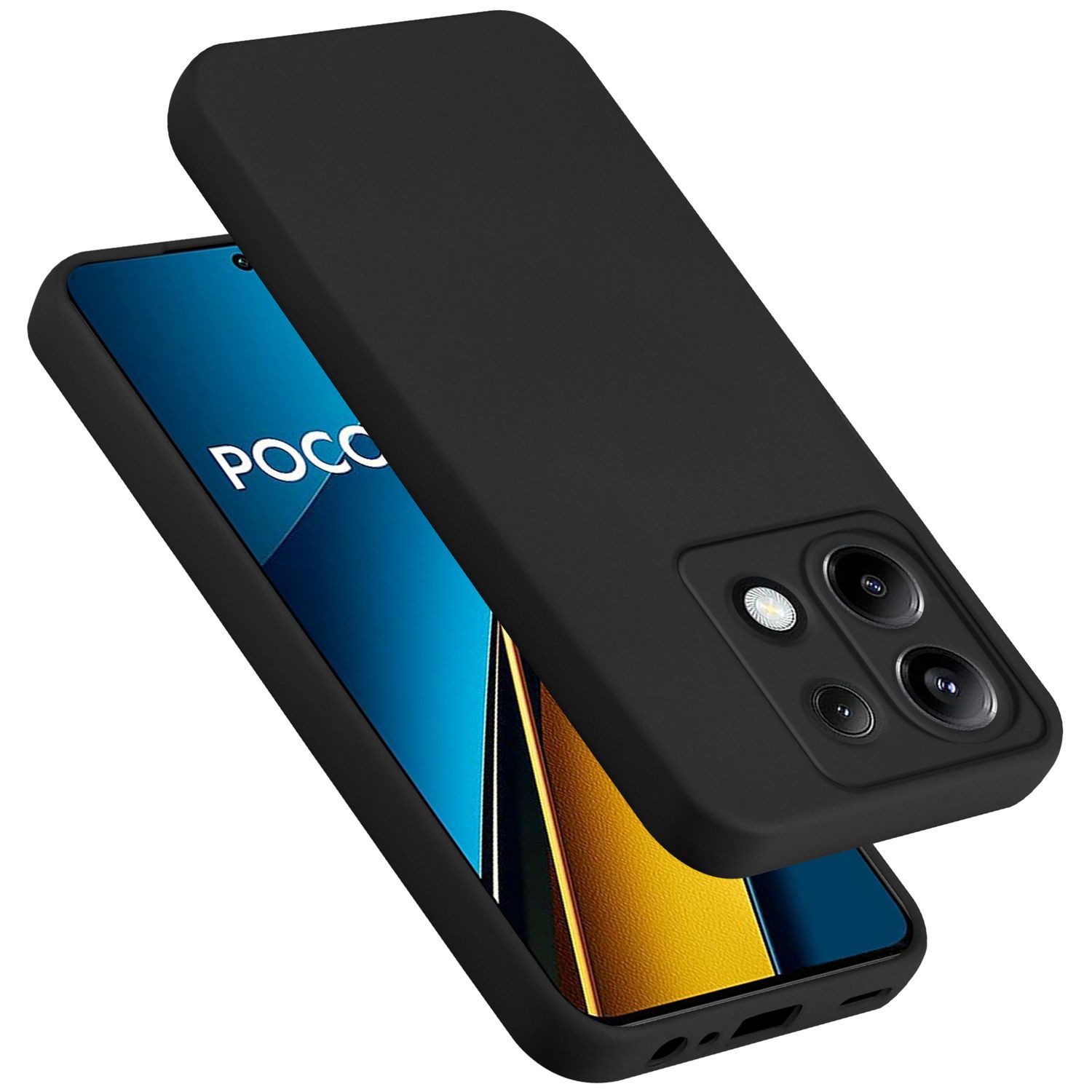 Cadorabo Handyhülle für Xiaomi Poco X6 Hülle Xiaomi Poco X6, Flexible Hülle TPU Silikon Schutzhülle Back Cover Case