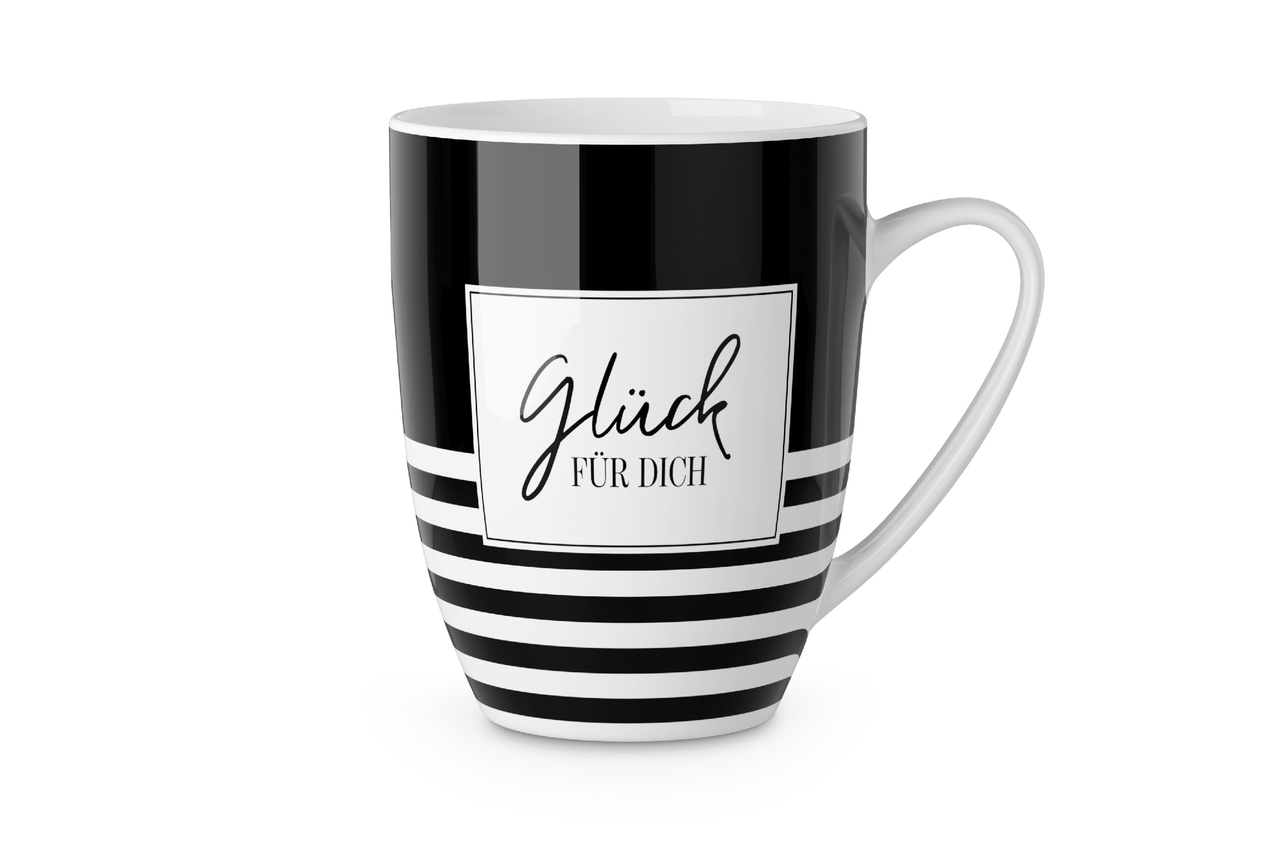 für, la La für Becher "Glück Tasse vida Kaffeetasse Vida 250ml Tasse Porzellan Material: Teetasse dich