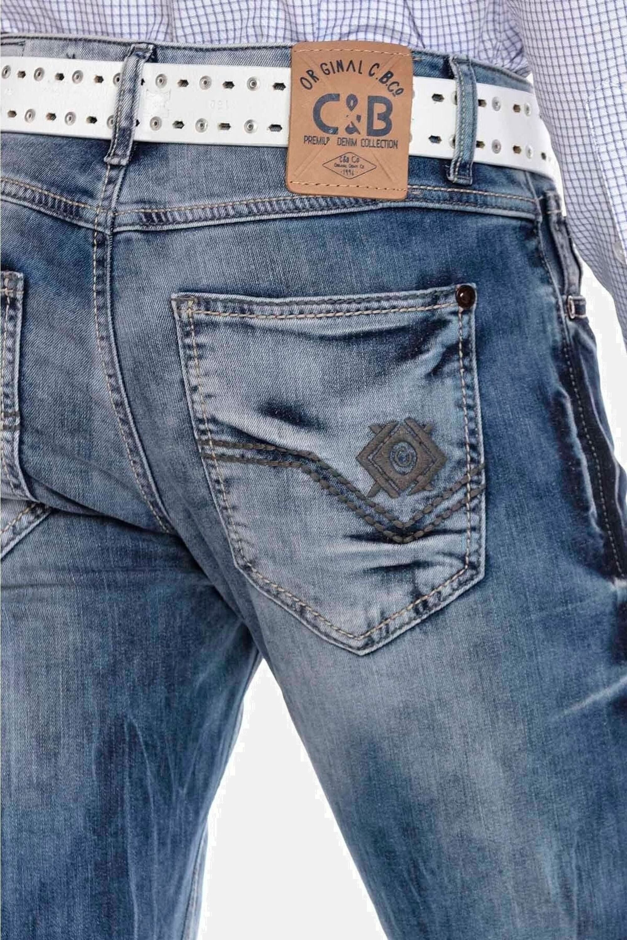 Cipo & Baxx 5-Pocket-Jeans Jeans im Straight Fit – Bild 5 von 5