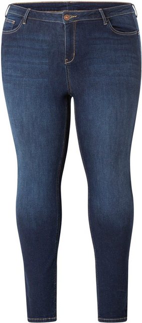 Hosen - DNIM by Yesta Regular fit Jeans »Quinna« Taillenhoch und schmal geschnitten › blau  - Onlineshop OTTO