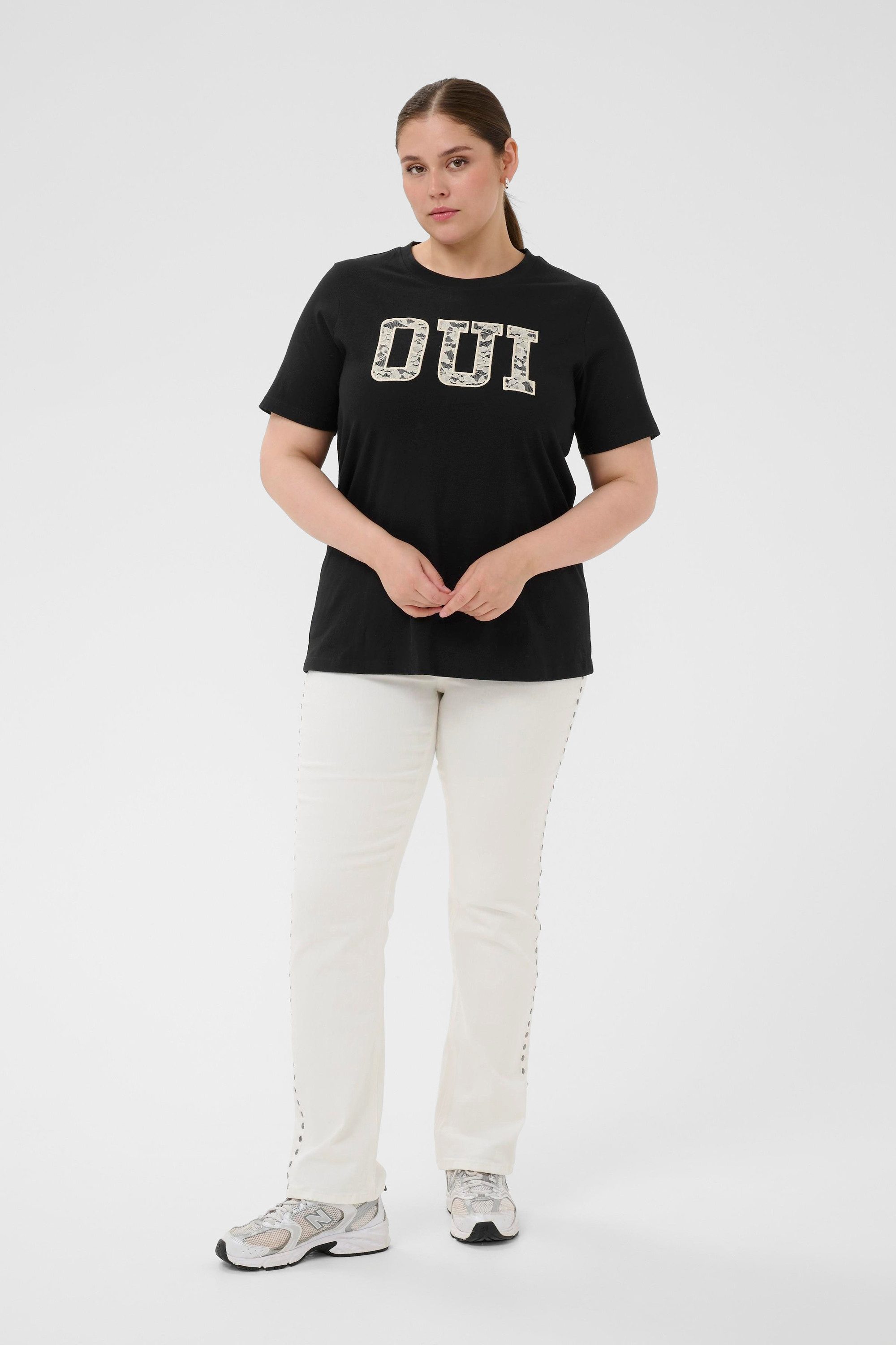 KAFFE Curve T-Shirt T-shirt KClucie Große Größen