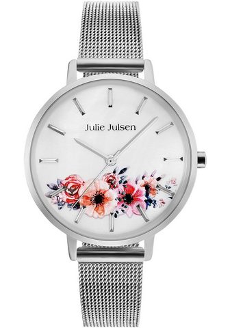 JULIE JULSEN Часы »Flower Silver сетка 2.0 JJ...