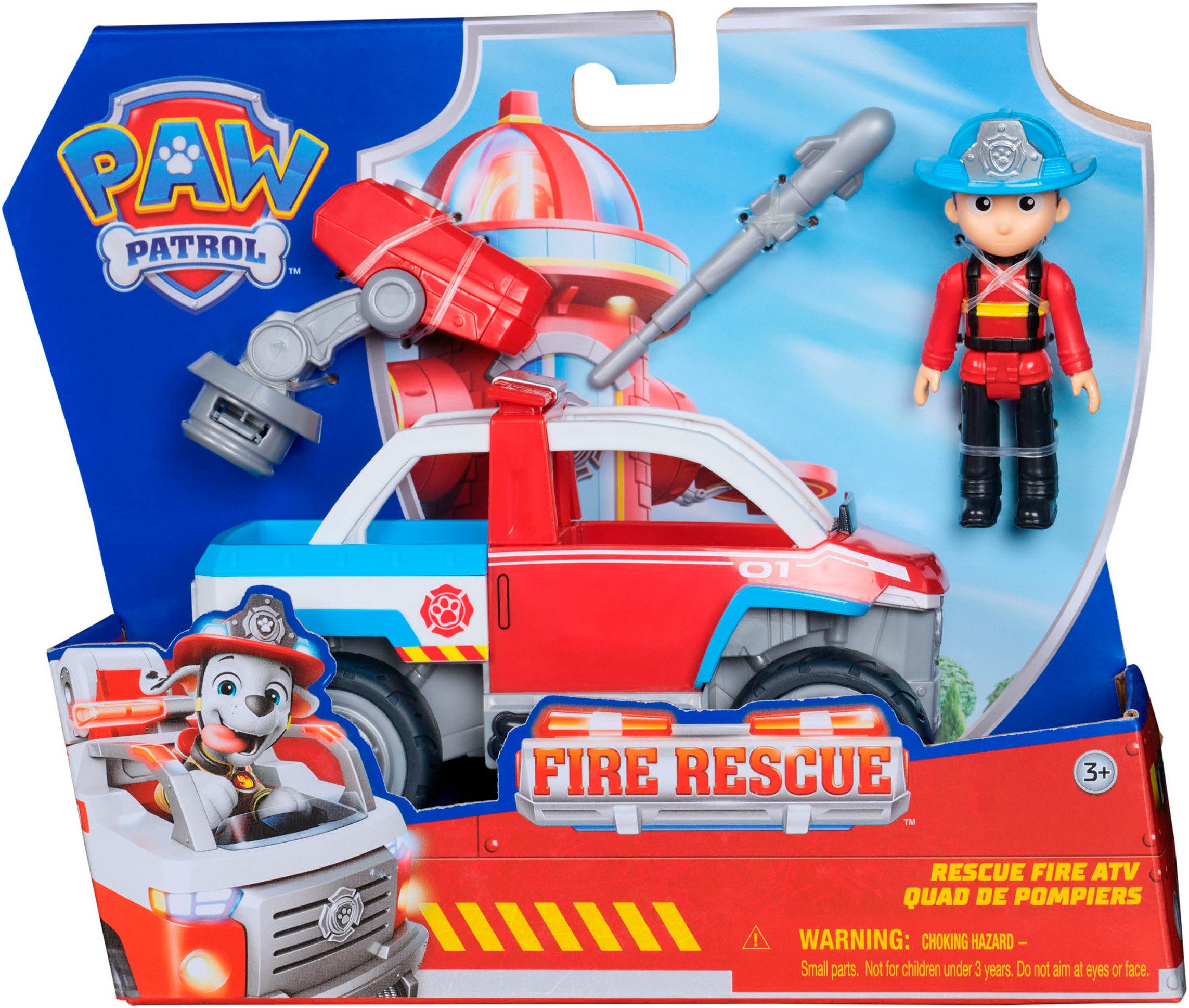 Spin Master Spielzeug-Auto PAW Patrol Fire Rescue - Ryders Rettungsfahrzeug günstig online kaufen