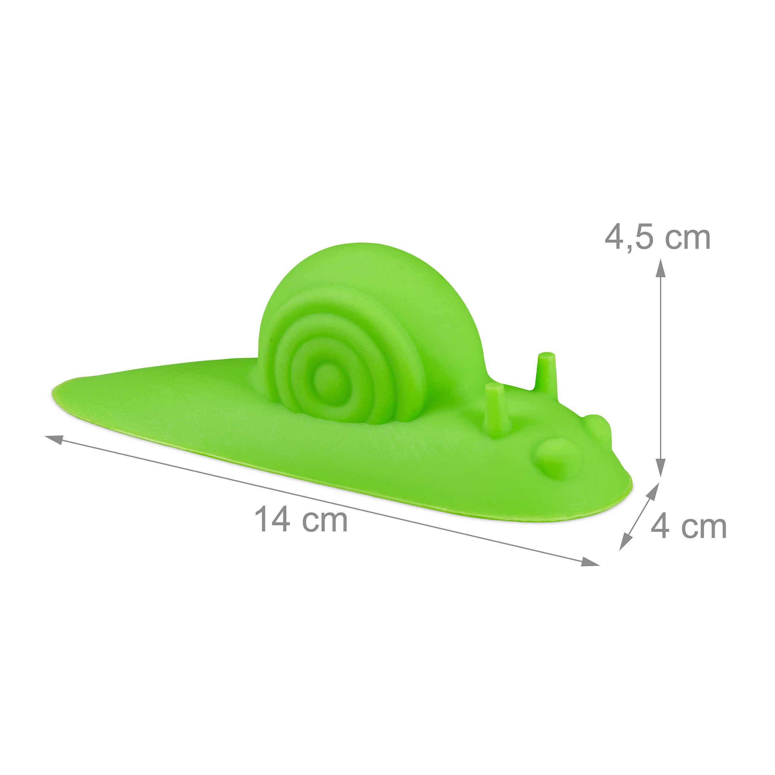 grün 4 relaxdays Türstopper Türstopper x Schnecke