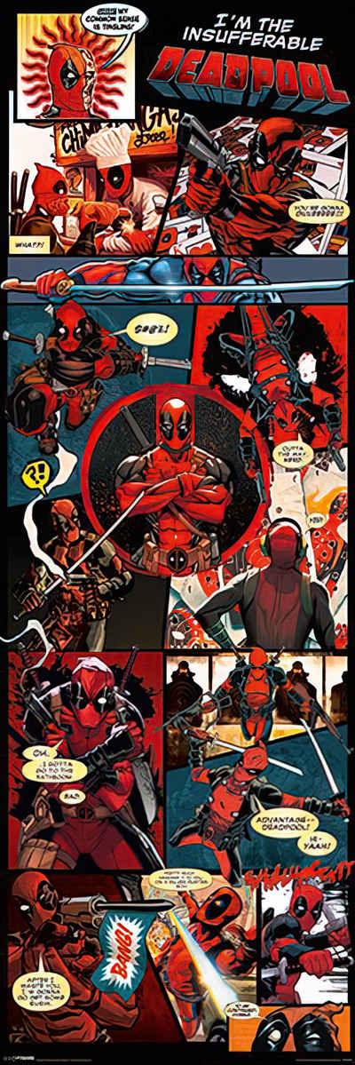 PYRAMID Poster Deadpool Poster Comic 53 x 158 cm