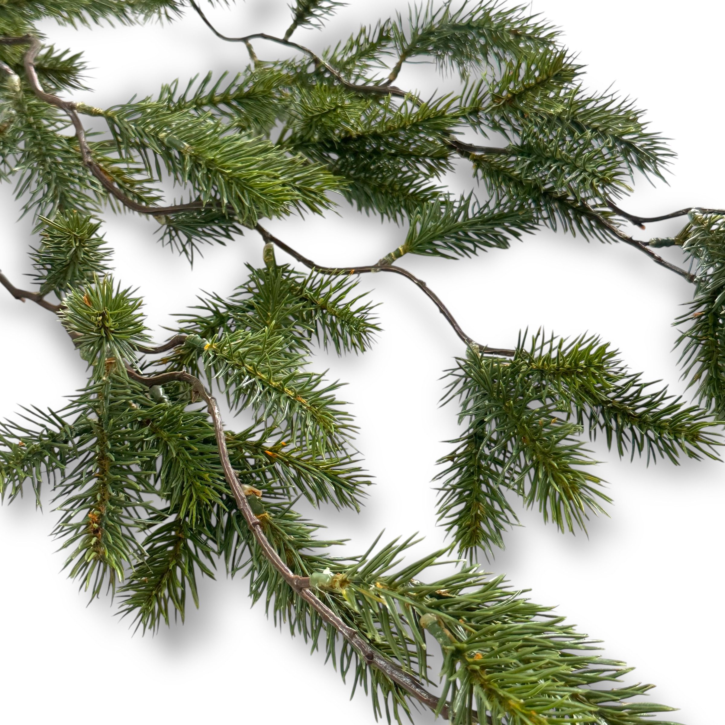 Kunstranke Künstlicher Tannenhänger 125cm. Tannengirlande Tannenzweig Winte günstig online kaufen