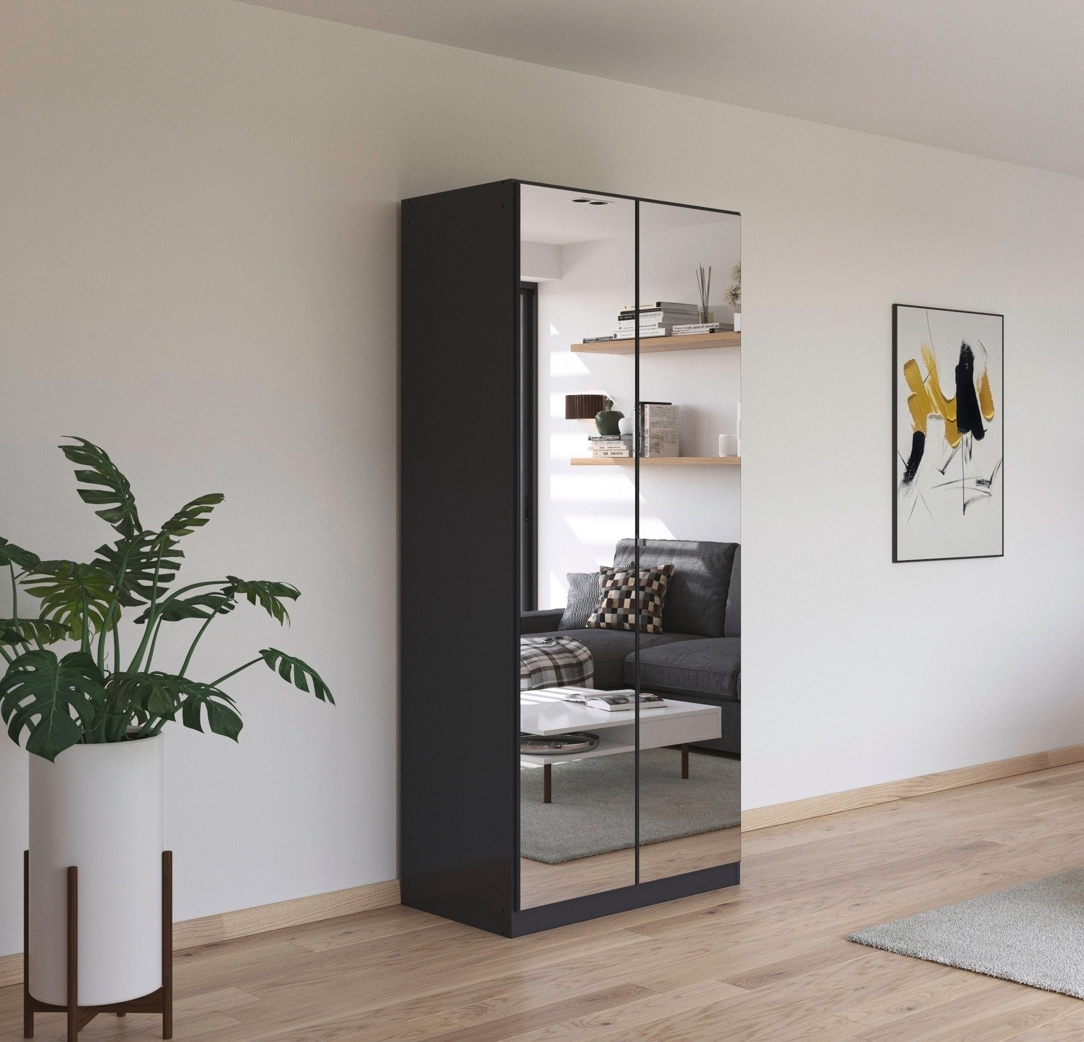 rauch Drehtürenschrank "Reflect" mit Spiegelfront, inkl. praktischer Innene günstig online kaufen