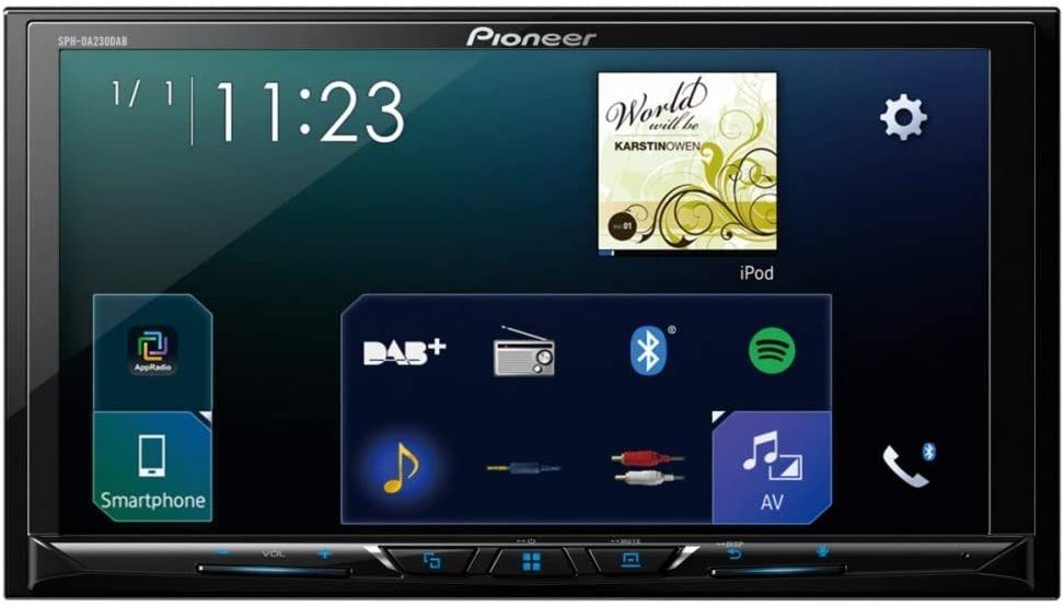 Pioneer SPH-DA230DAB 2-DIN mit Apple CarPlay Android Auto DAB+