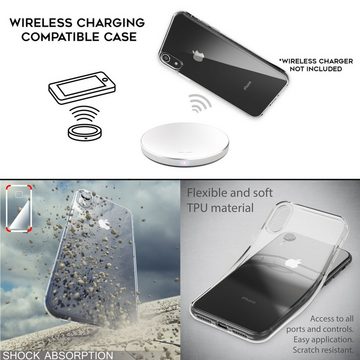 Nalia Smartphone-Hülle Apple iPhone XR, Klare Silikon Hülle / Extrem Transparent / Durchsichtig / Anti-Gelb