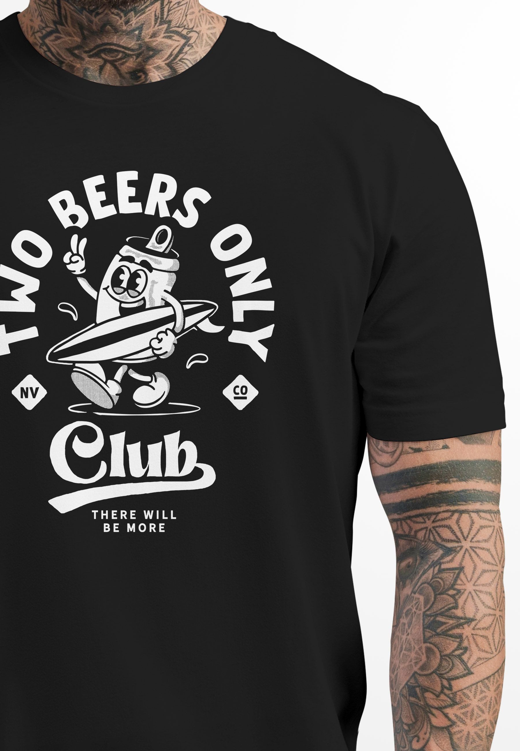 Neverless Print-Shirt Herren T-Shirt Printshirt Comic Style Bier Spruch Som günstig online kaufen